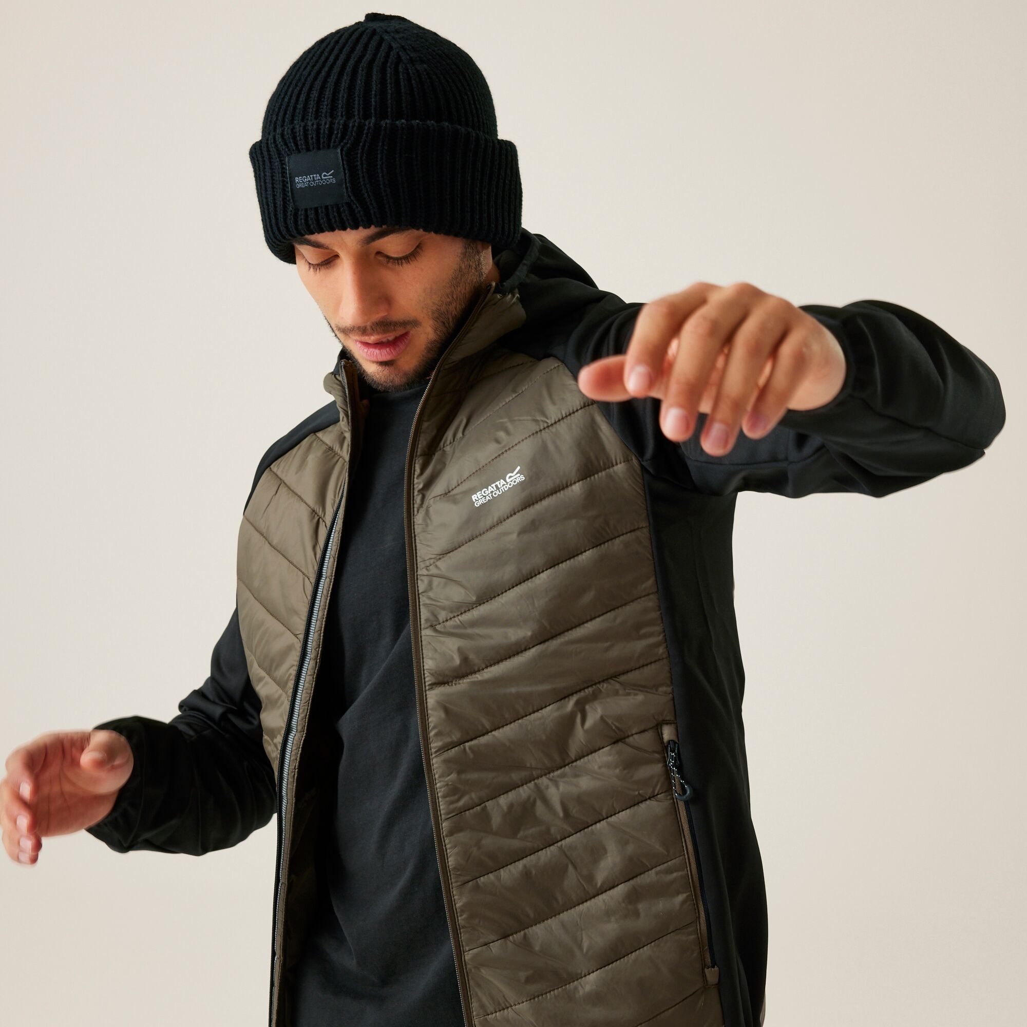 Men's Andreson VIII Hybrid Jacket | Crocodile Black