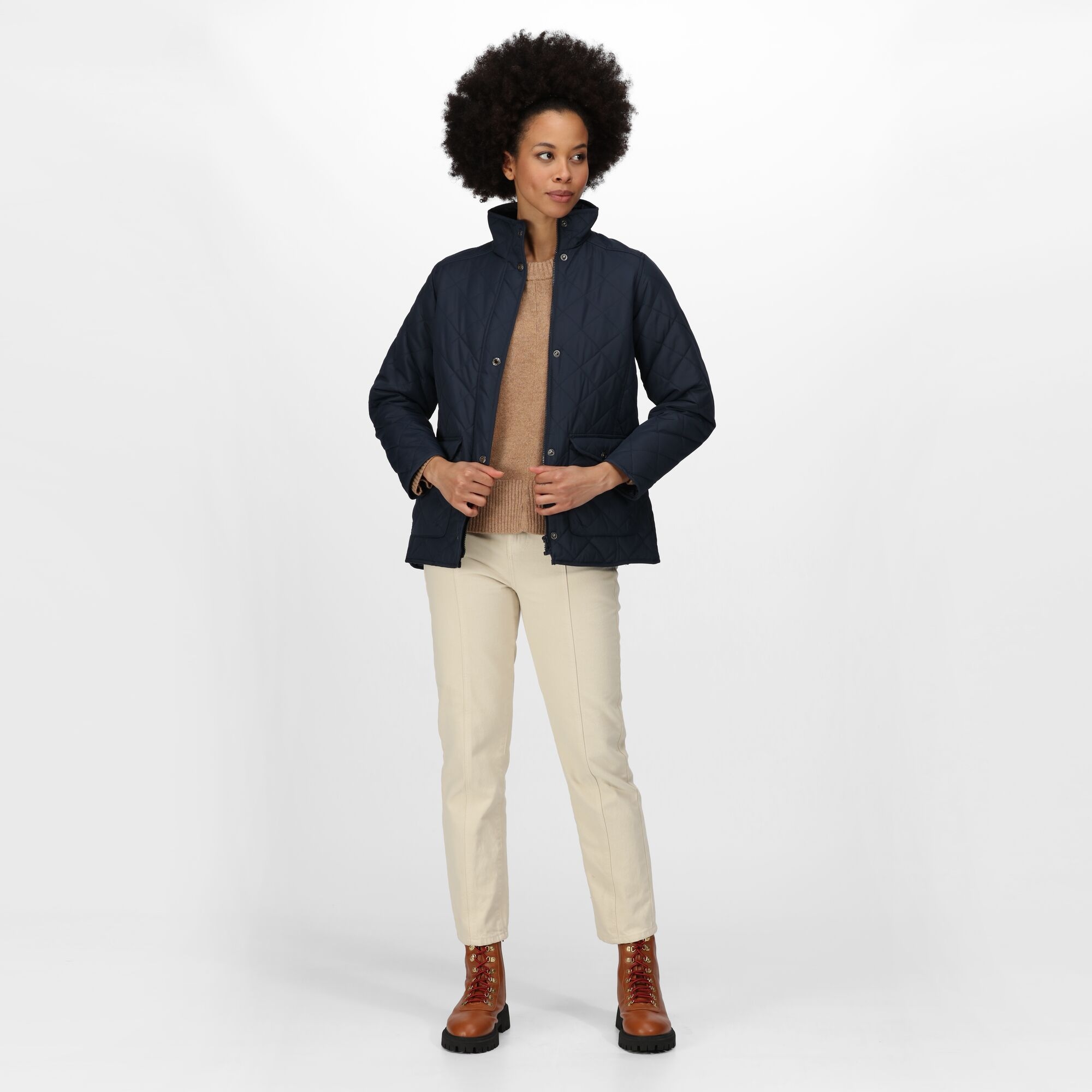 Women's Tarah Quilted Jacket | Navy