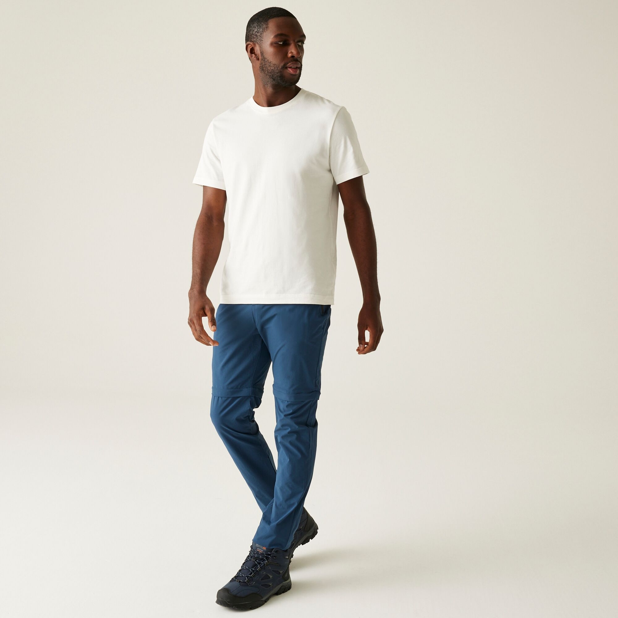 Men's Travel Light Zip Off Packaway Trousers | Moonlight Denim