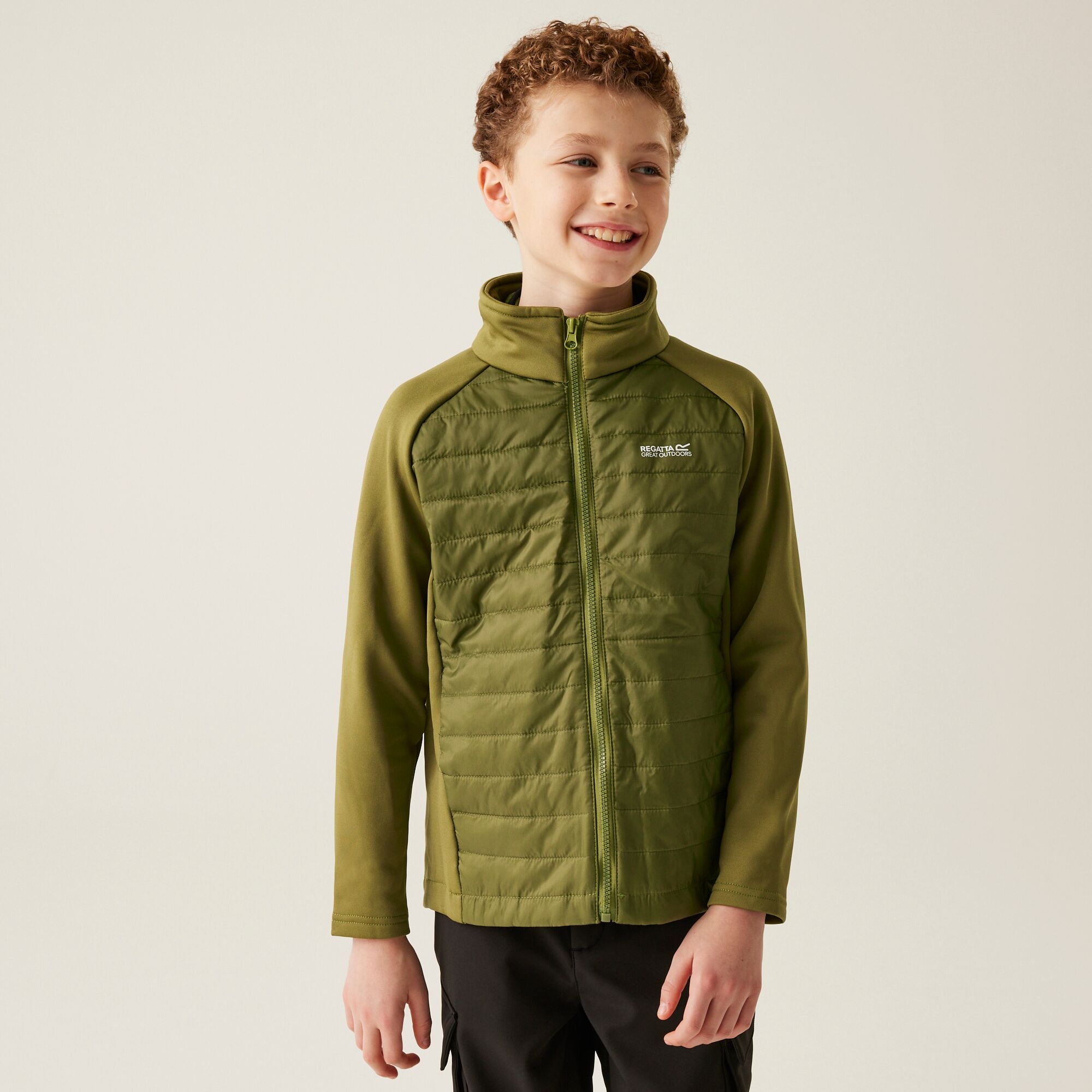 Boys Trekktain 3-in-1 Jacket | Nephrite Green Black
