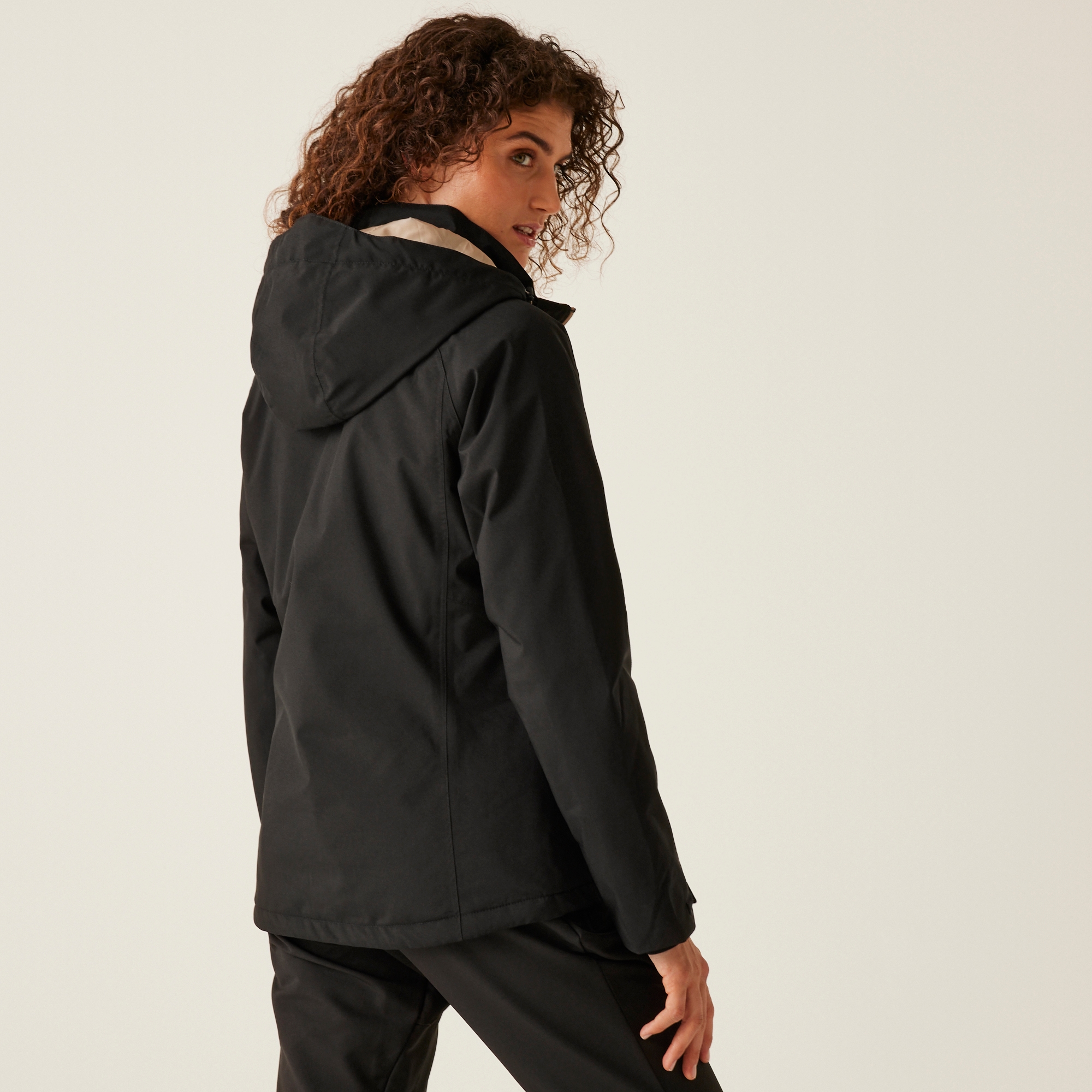 Women's Frelton Waterproof Jacket | Black Warm Taupe
