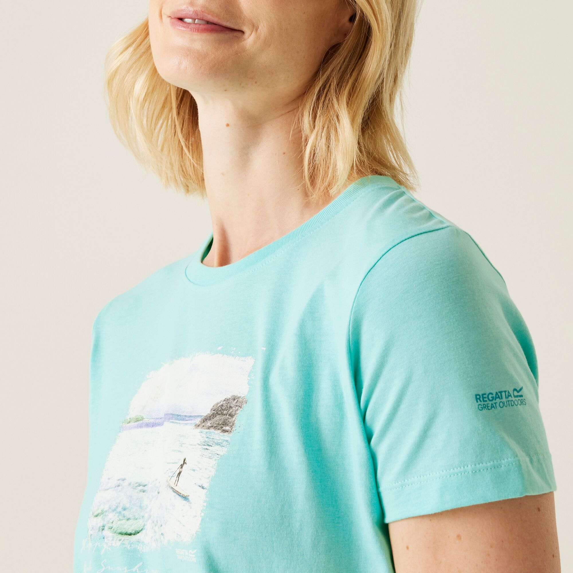 Women's Filandra VX T-Shirt | Aruba Blue Paddle Board