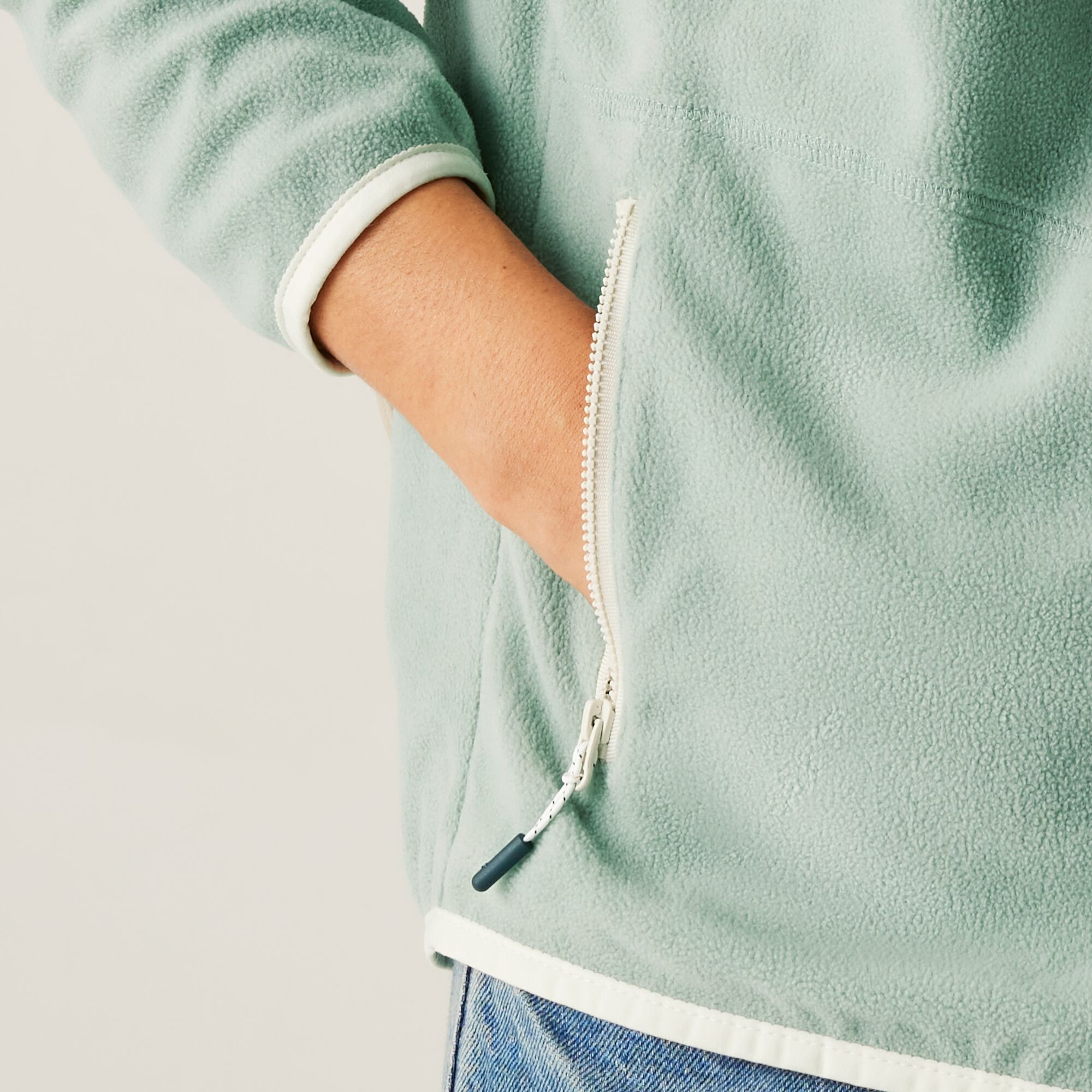 Women's Lilana Full Zip Fleece | Glacier Light Vanilla