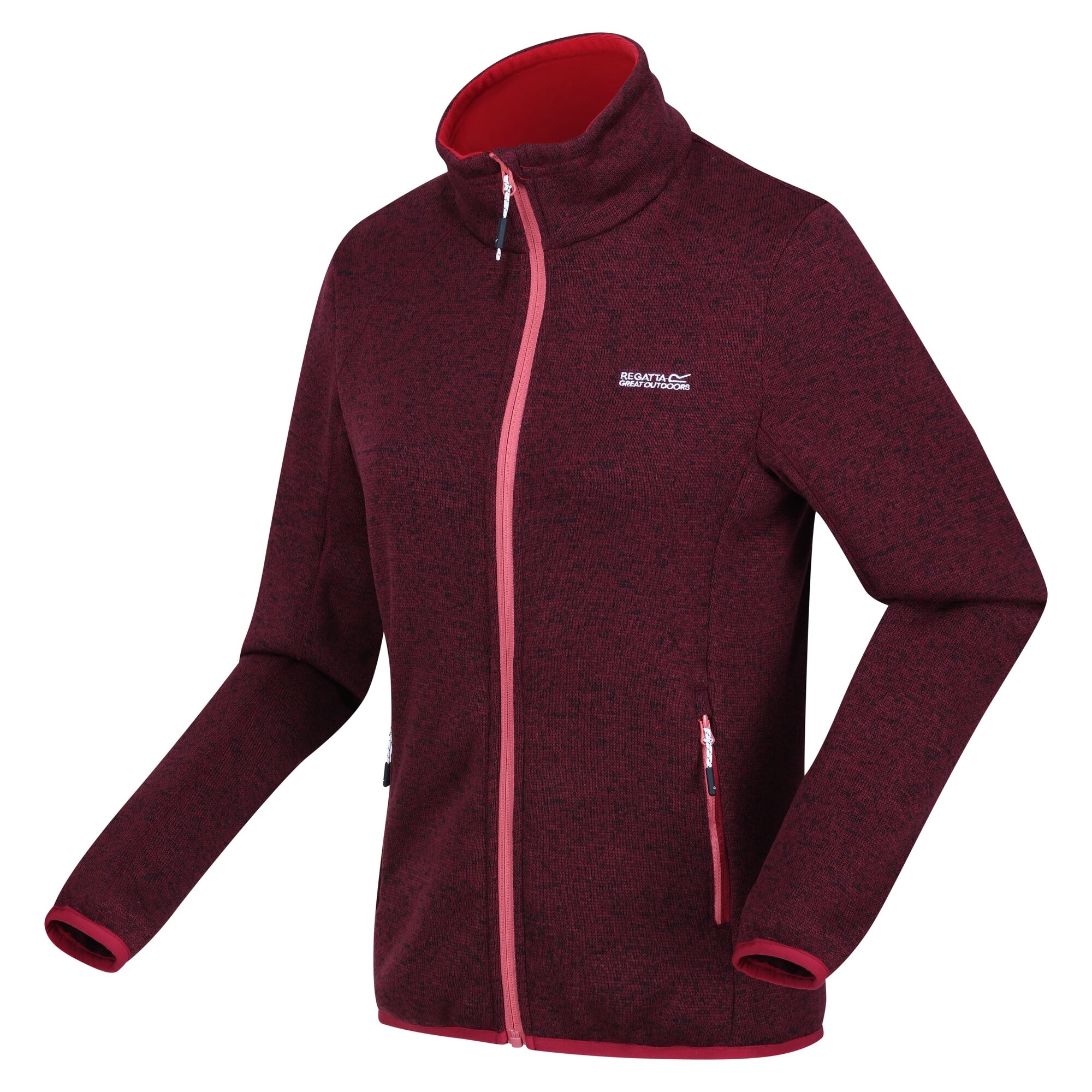Women's Newhill Full Zip Fleece | Burgundy Rumba Red