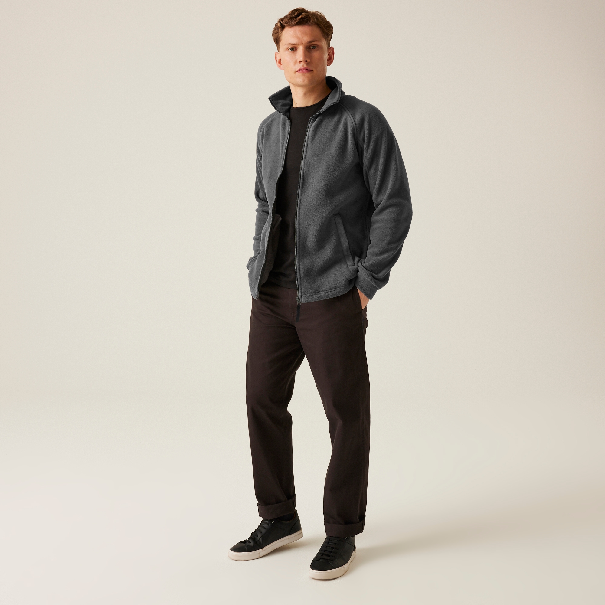 Men's Thor III Interactive Full Zip Fleece | Seal Grey