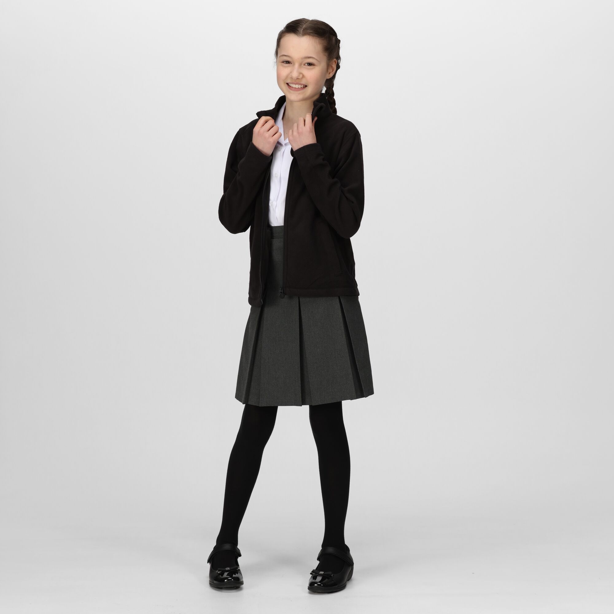 Kids' Brigade II Full Zip Fleece | Black