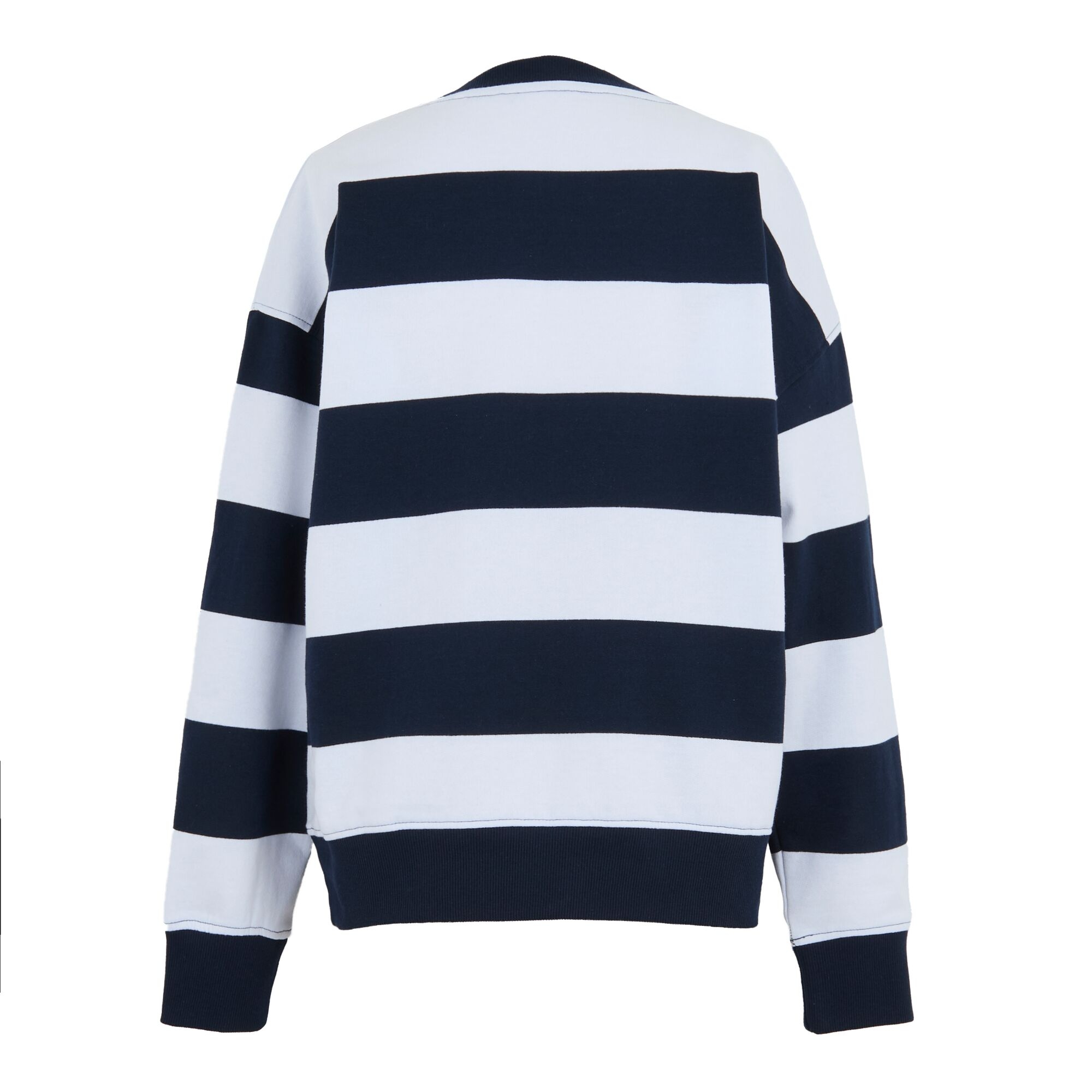 Women's Avika II Crew Neck Jumper | Navy White Stripe