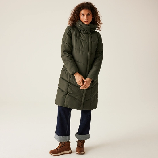 Women's Nurie Quilted Jacket | Dark Brown