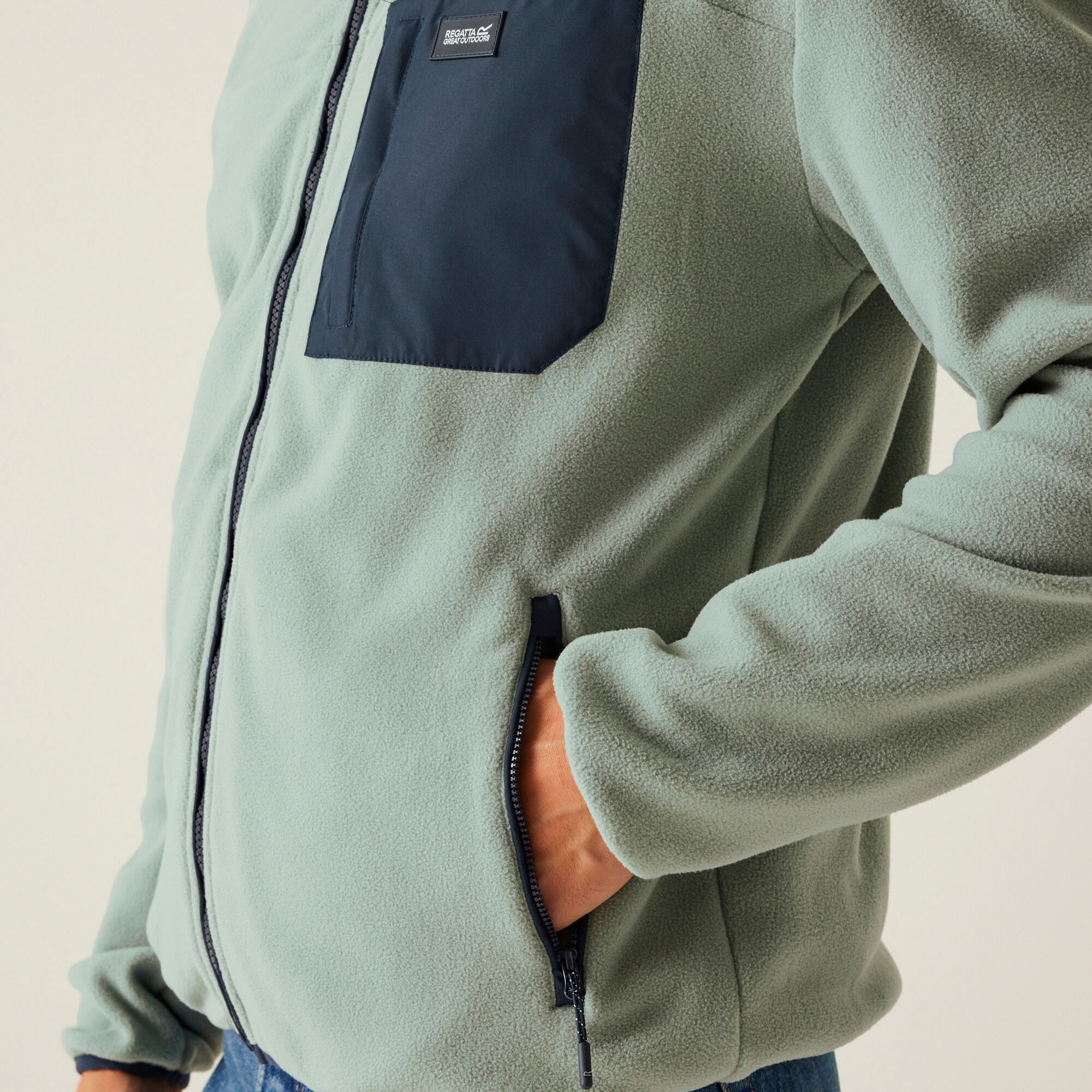 Men's Frankie Full Zip Fleece | Glacier Navy