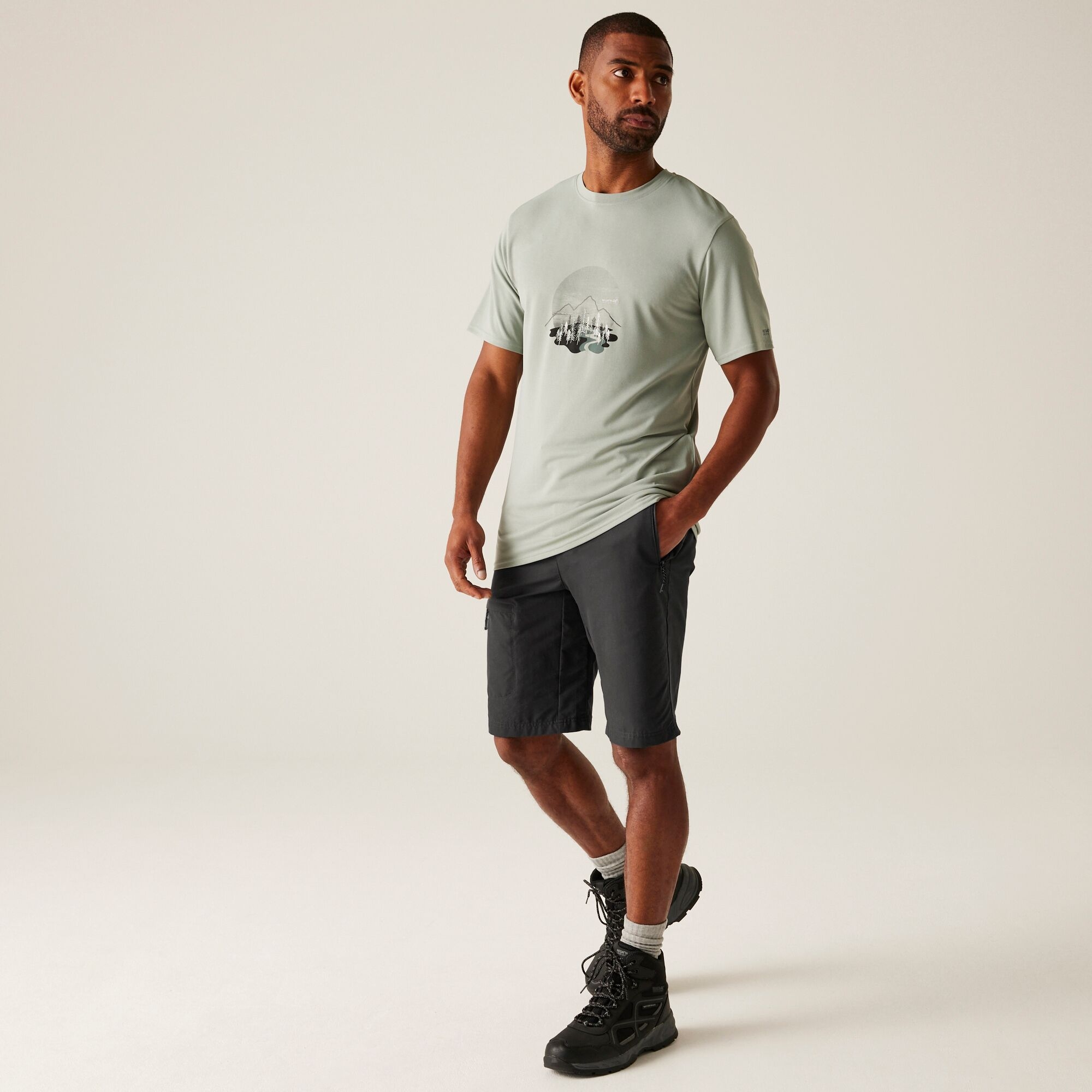 Men's Highton II Long Walking Shorts  | Ash