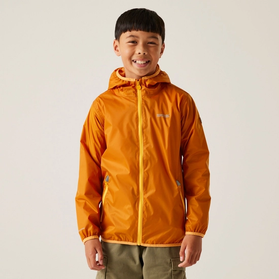 Kids' Lever II Waterproof Packaway Jacket | Peach Bloom
