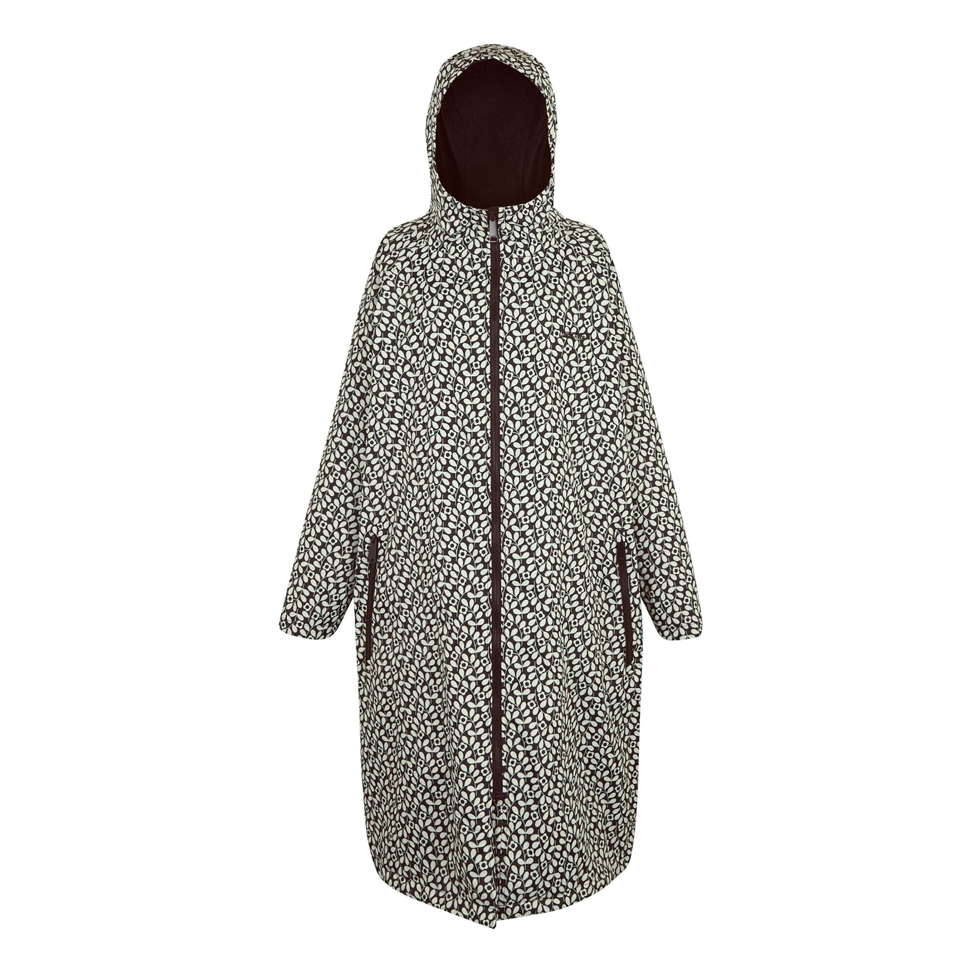 Orla Kiely Waterproof Changing Robe | Jasmine Flower Black