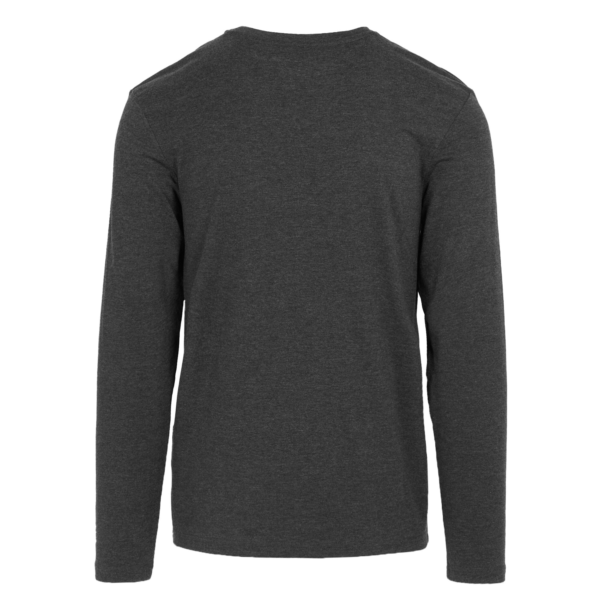 Men's Maylow Long Sleeved T-Shirt | Black Marl