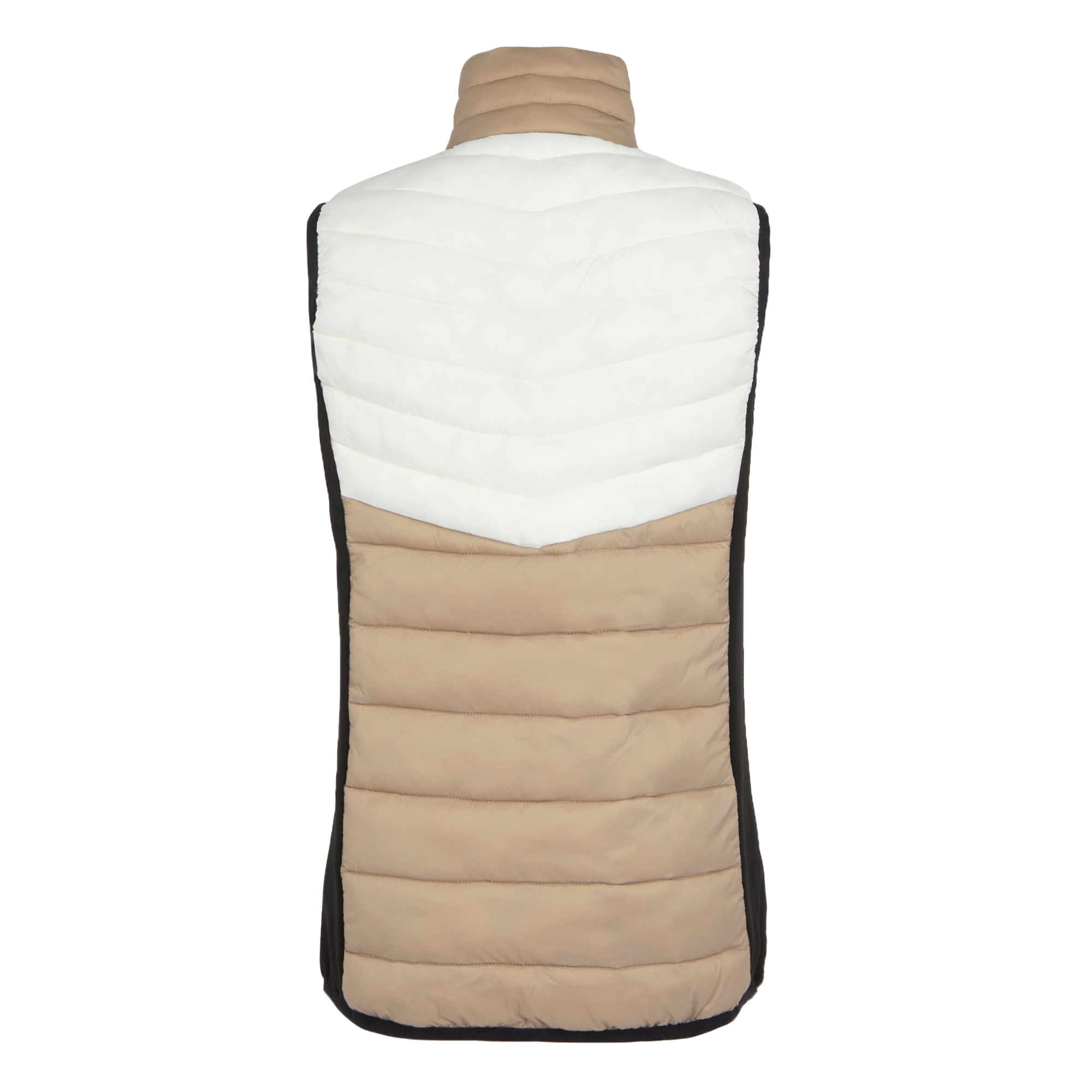 Women's Leedre Hybrid Bodywarmer | Black Warm Taupe