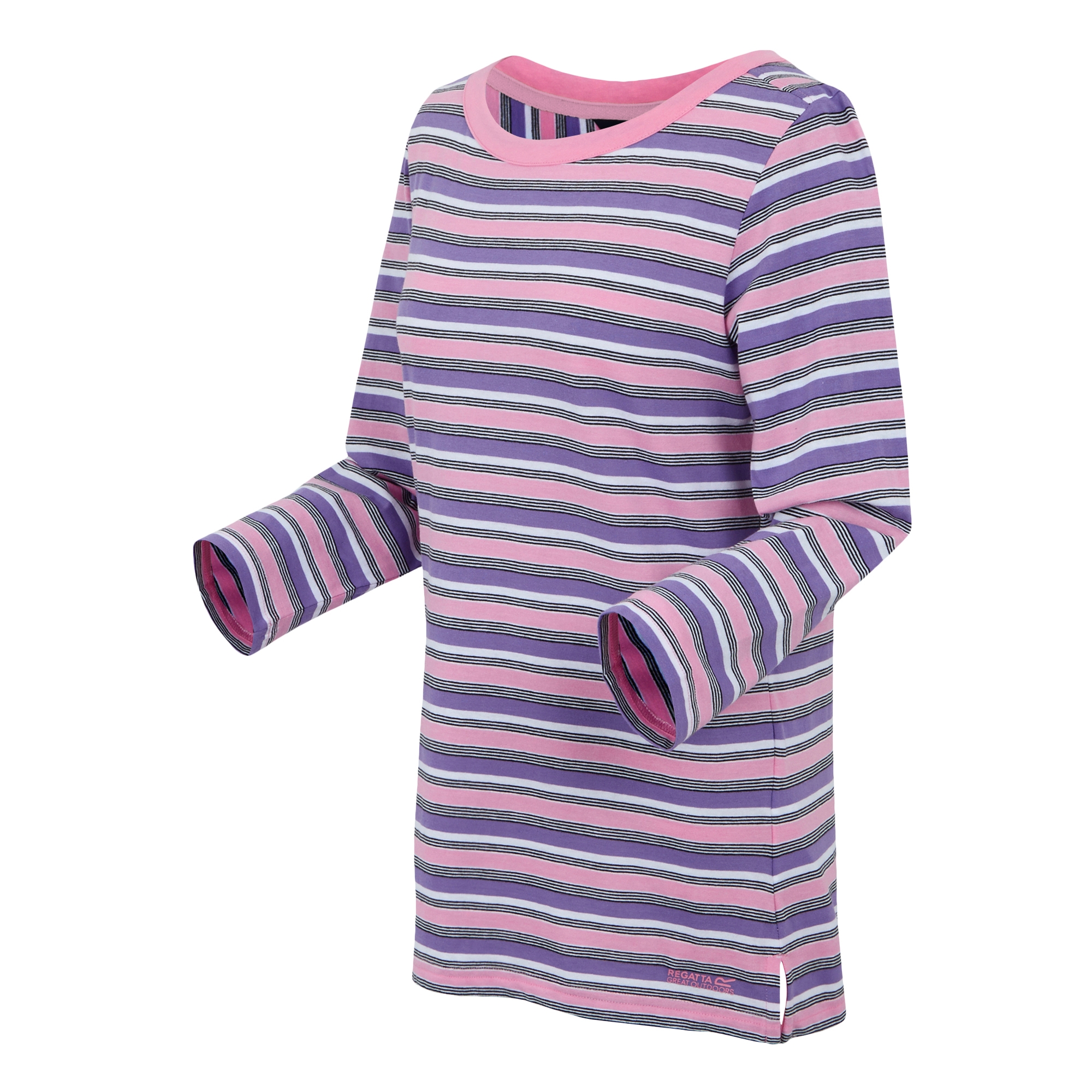 Women's Bayletta II 3/4 Sleeve Top  | Soft Pink Multi Stripe