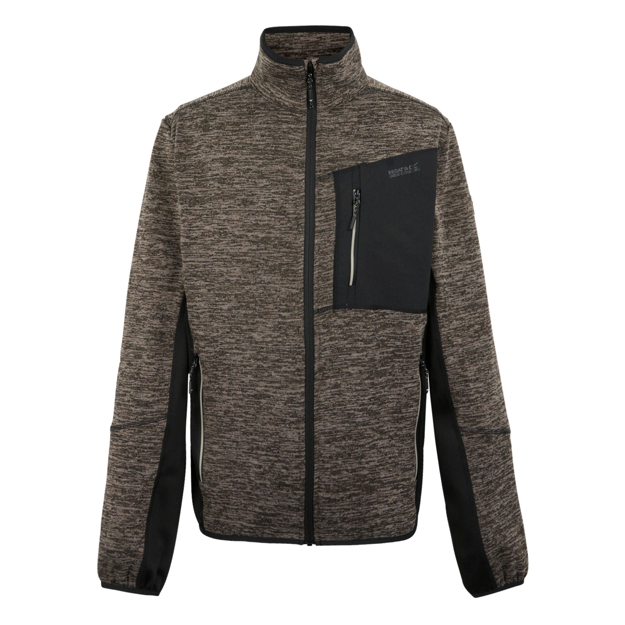 Men's Baslinn Full Zip Fleece | Treetop Marl Black