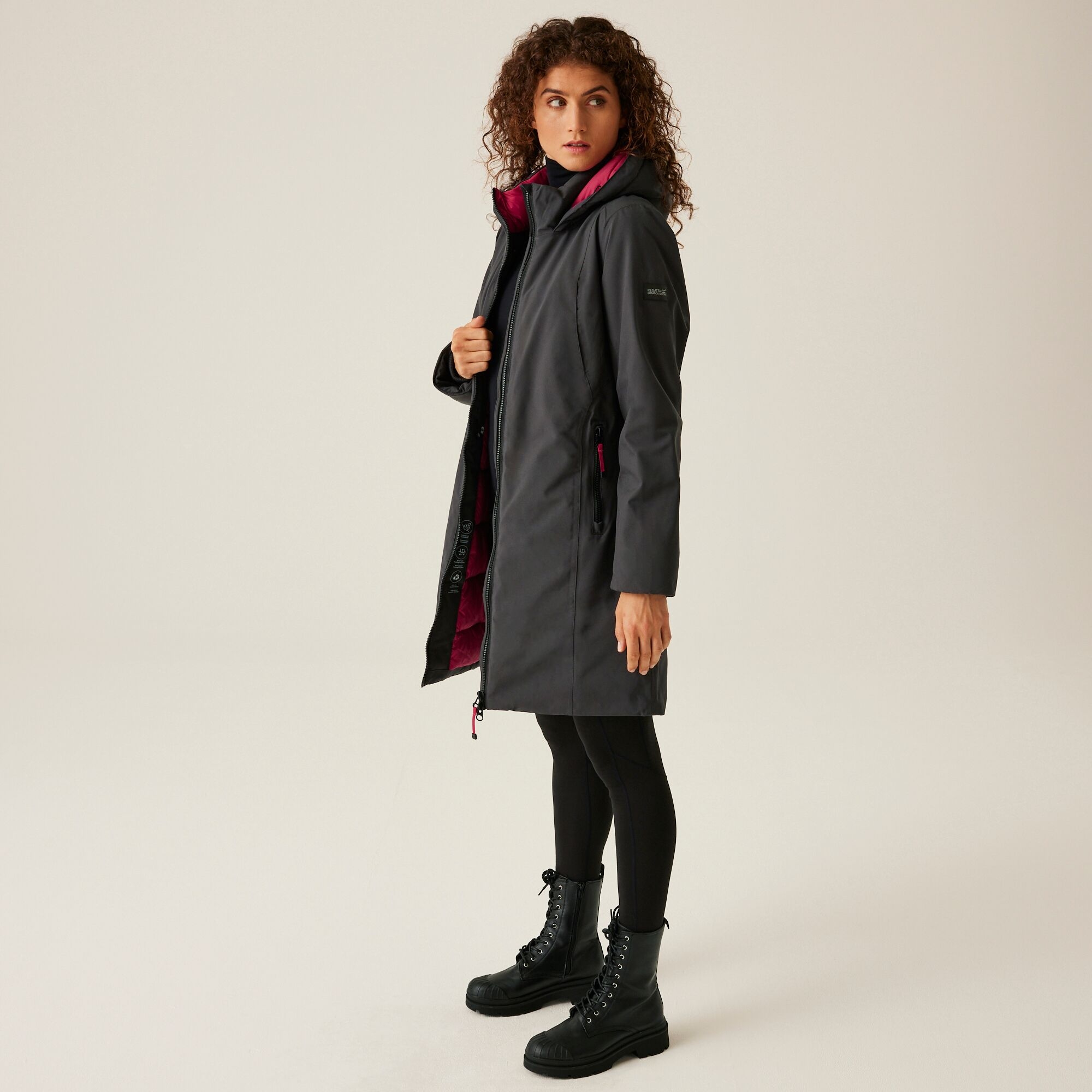 Women's Yewbank IV Waterproof Jacket | Ash Deep Pink