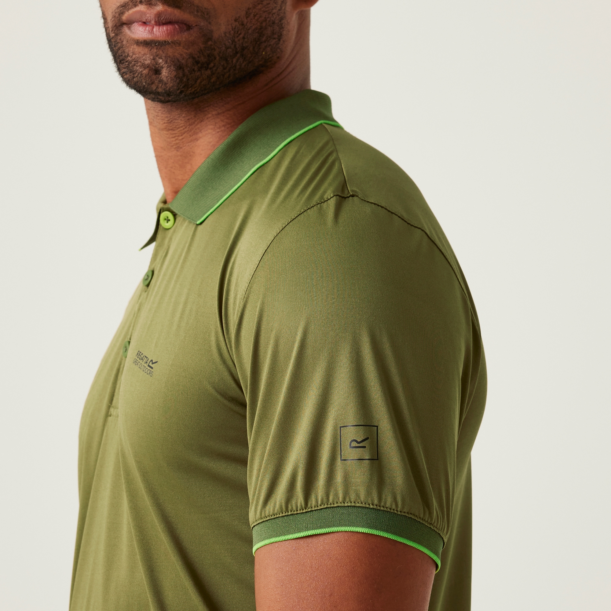Men's Remex II Jersey Polo Shirt | Nephrite Green Solid