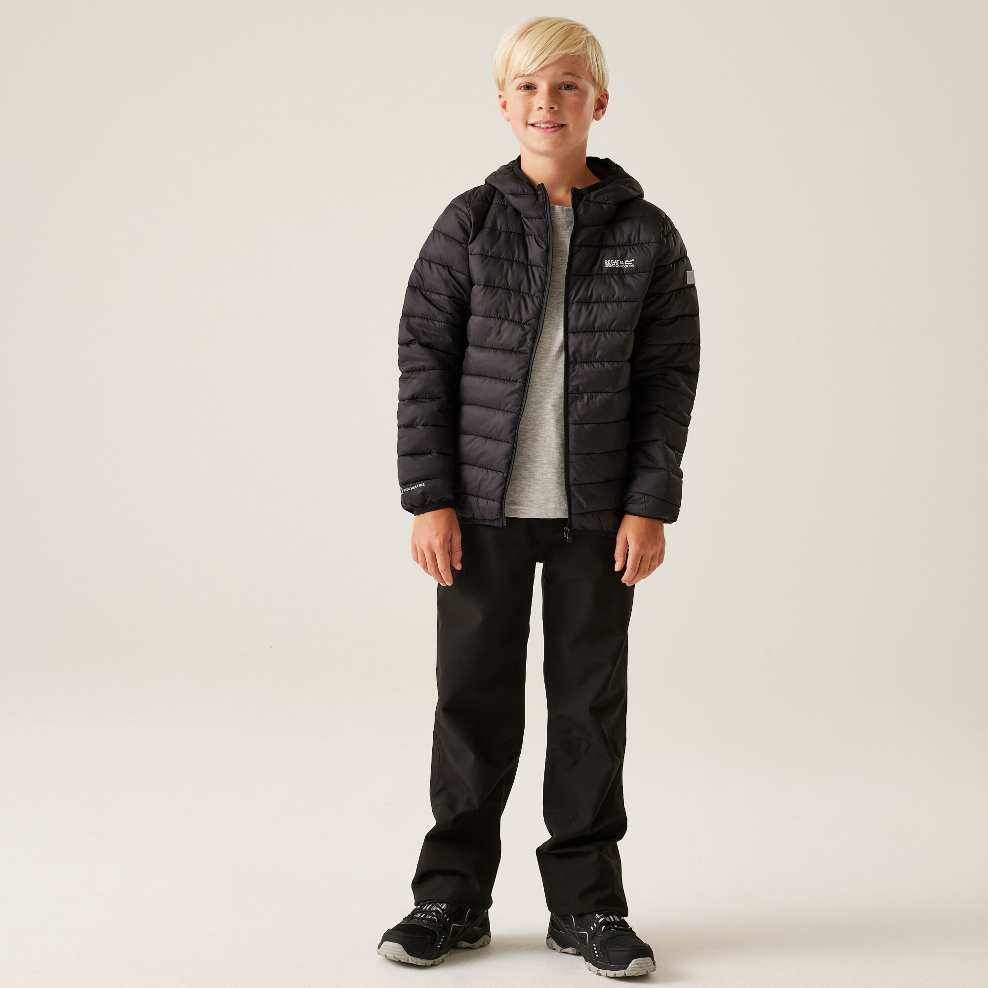 Kids' Hooded Marizion Padded Jacket | Black