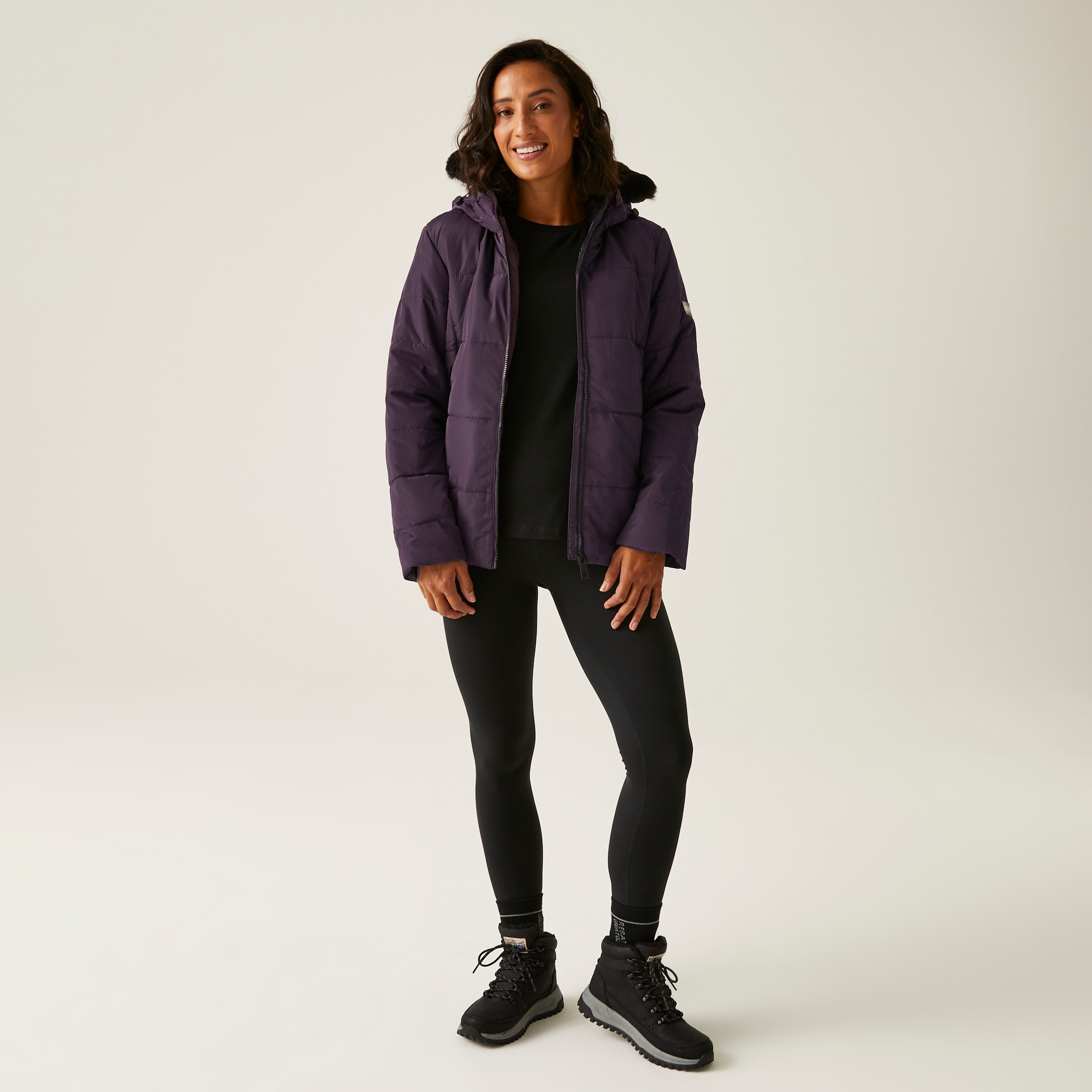 Women's Winnie Quilted Jacket | Deep Plum