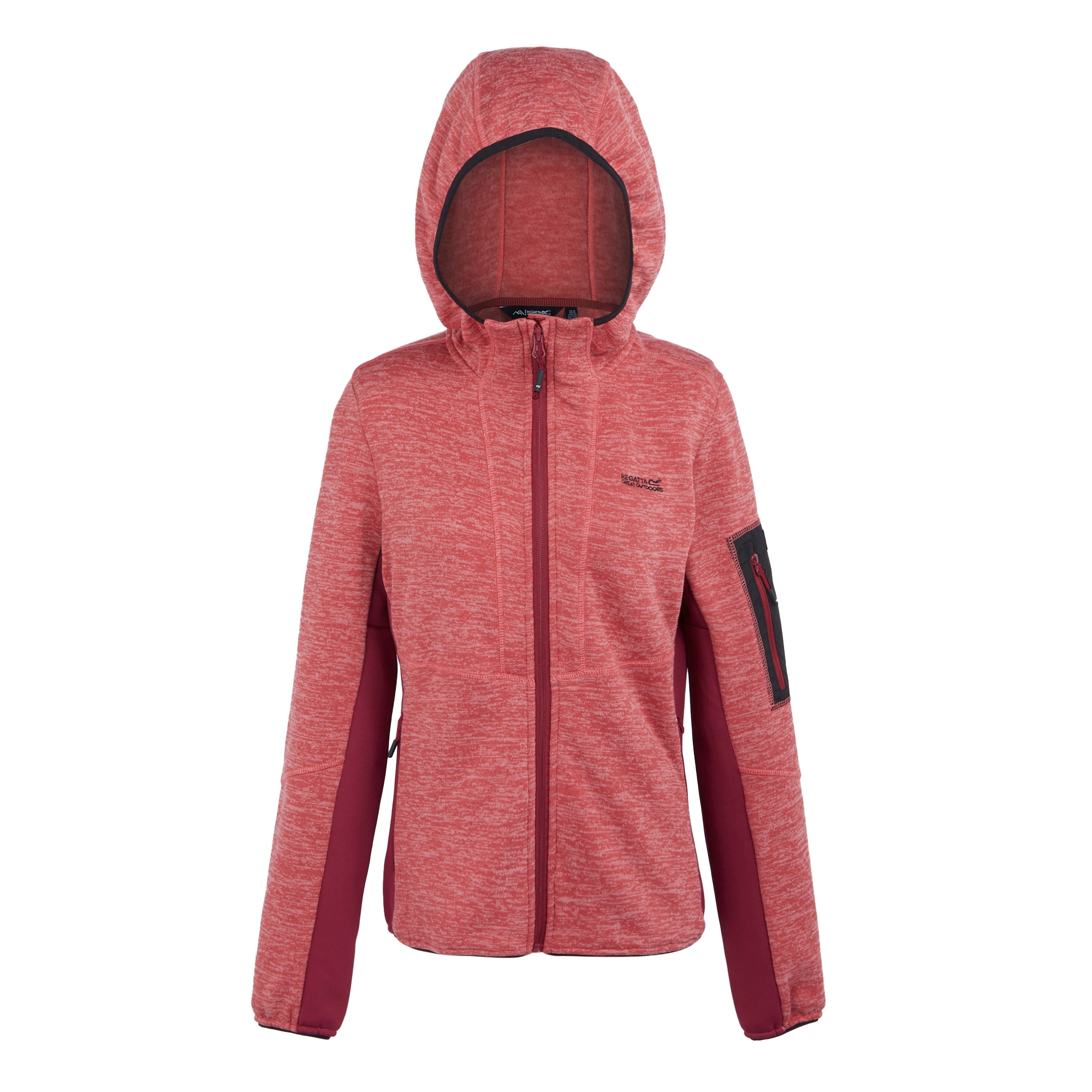 Women's Kemilia Full Zip Fleece | Mineral Red Rumba Red