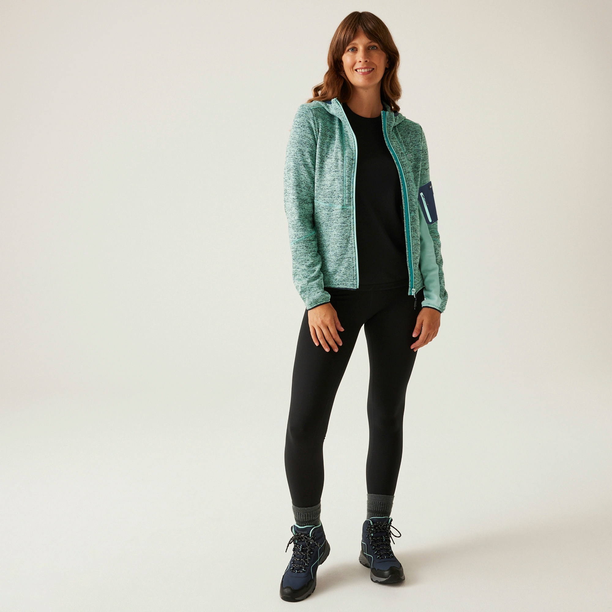 Women's Kemilia Full Zip Fleece | Icy Morn