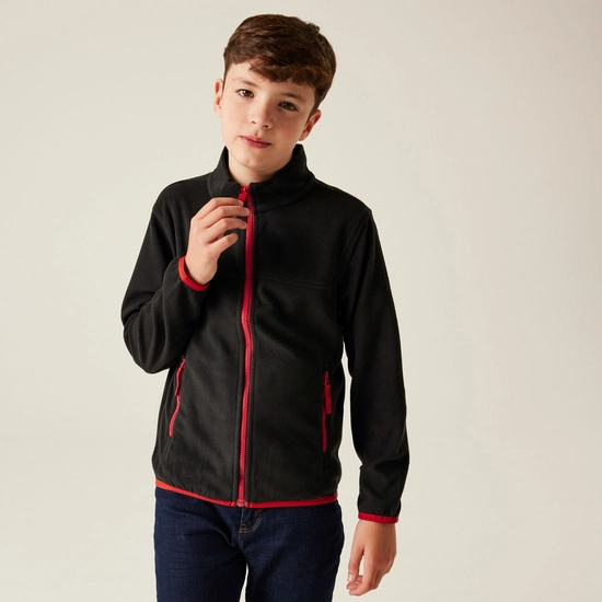 Kids' Full Zip Micro Fleece | Classic Red