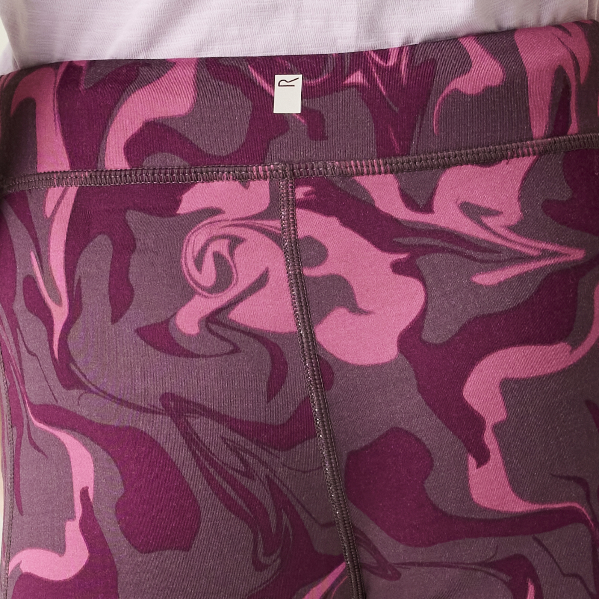 Kids' Barlia Winter Leggings | Deep Plum Marble