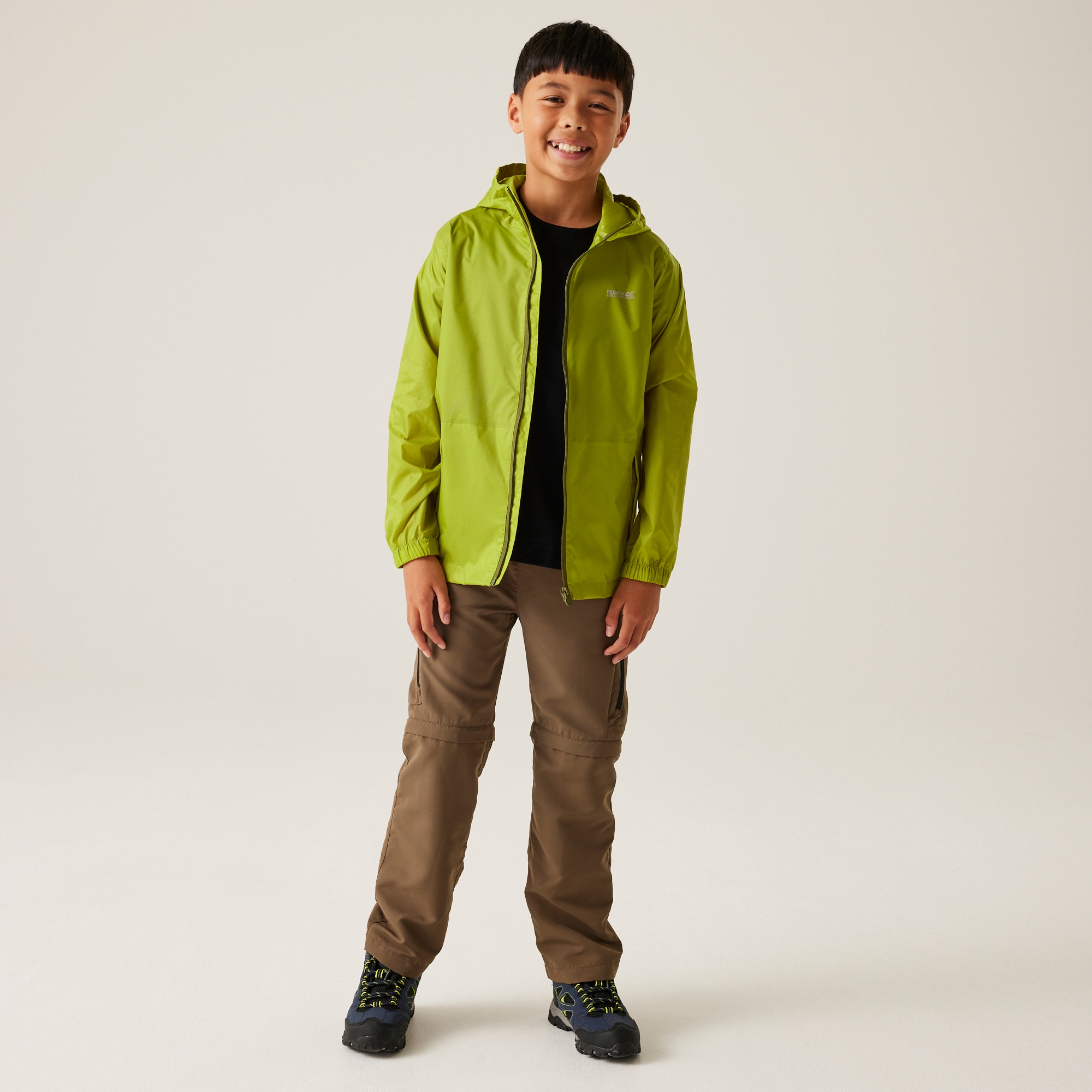 Kids' Pack It Waterproof Packaway Jacket | Grenoble Green