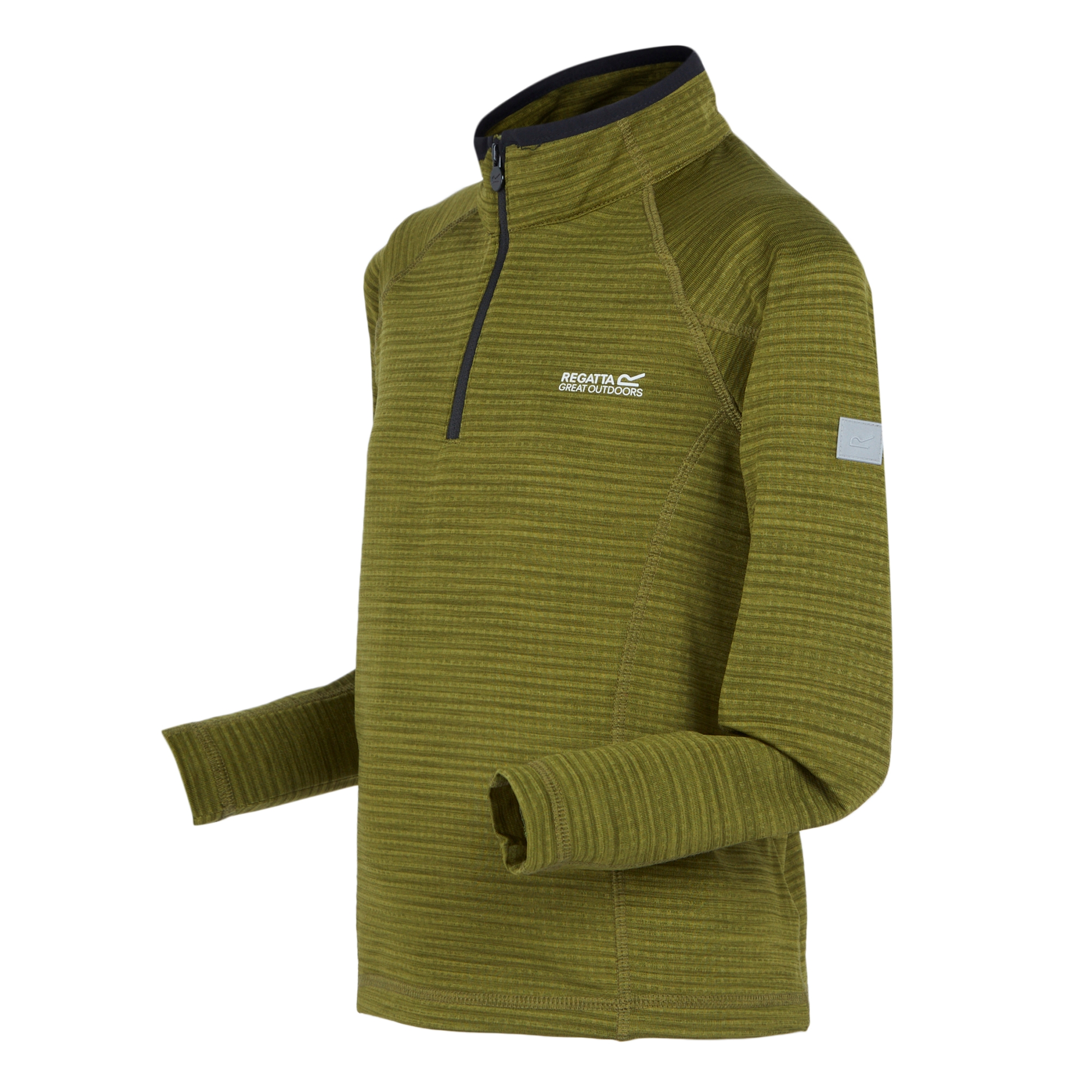 Kids' Berley Half Zip Fleece | Nephrite Green Black