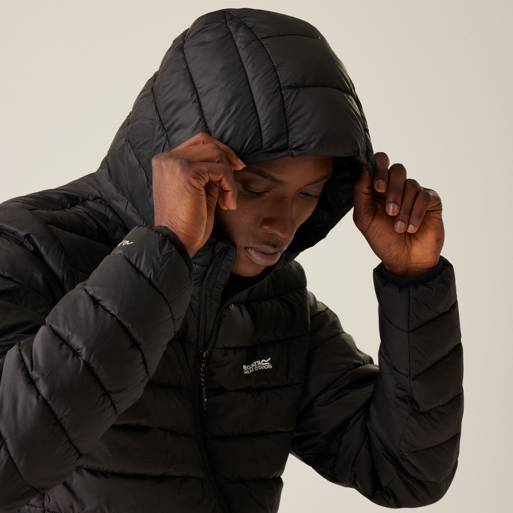 Men's Hooded Marizion Padded Jacket | Black
