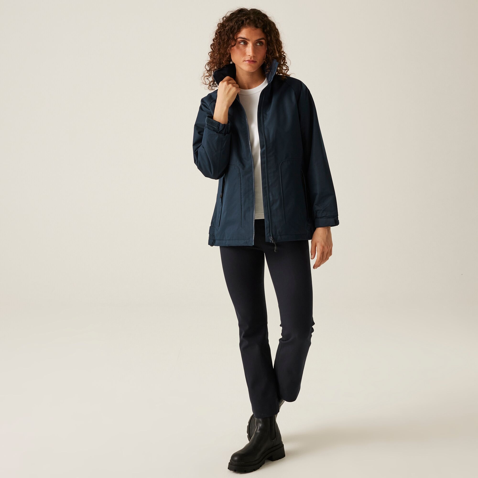 Women's Hudson Fleece Lined Waterproof Insulated Jacket | Navy