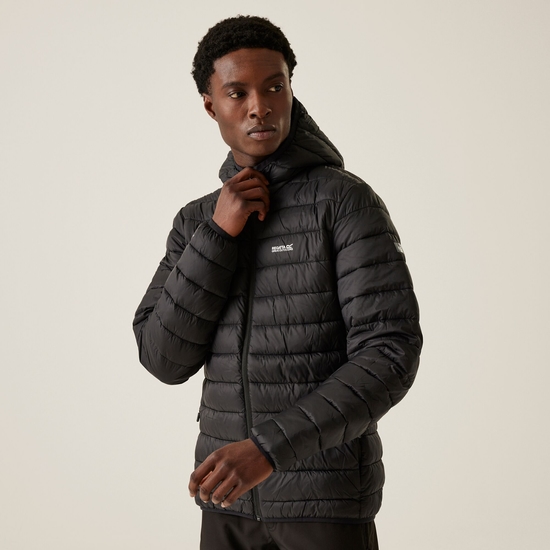 Men's Hooded Marizion Padded Jacket | Black