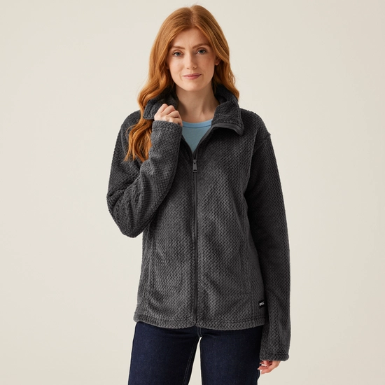 Women's Heidy Fluffy Full Zip Fleece | Navy