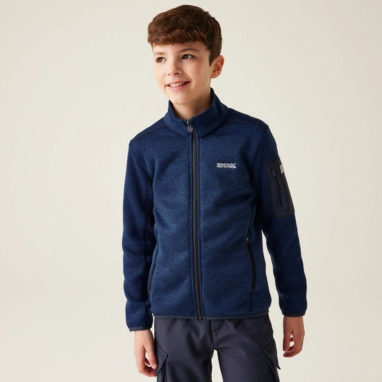 Kids' Newhill Full Zip Fleece | Icy Morn Turquoise