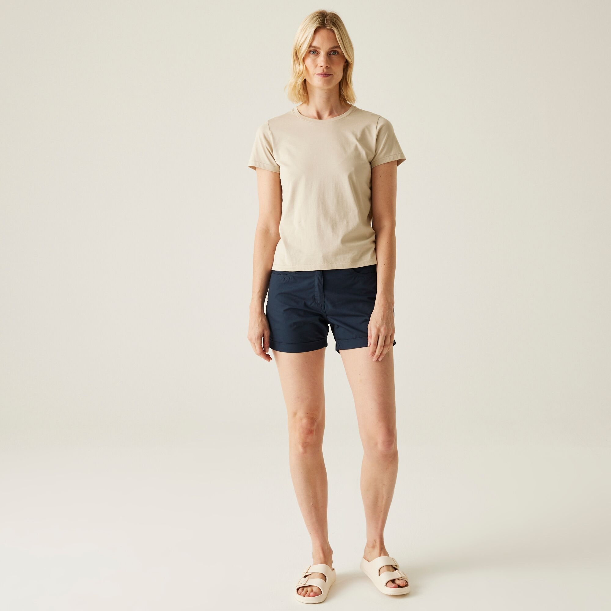 Women's Pemma Casual Chino Shorts | Navy