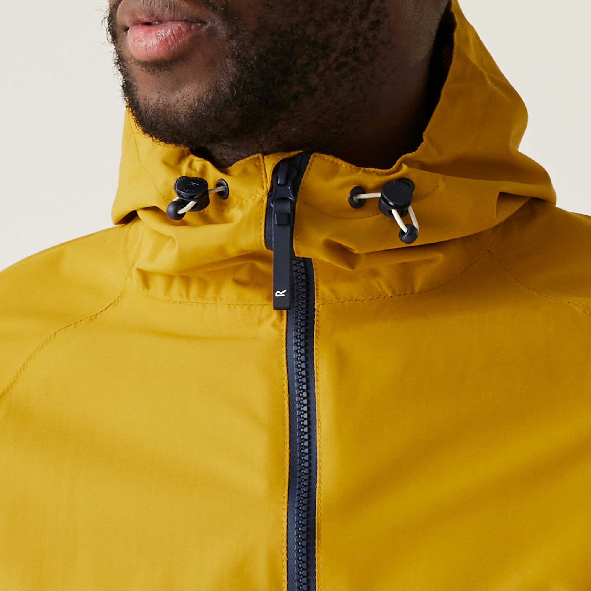 Men's Tayan Waterproof Jacket | Mustard Navy