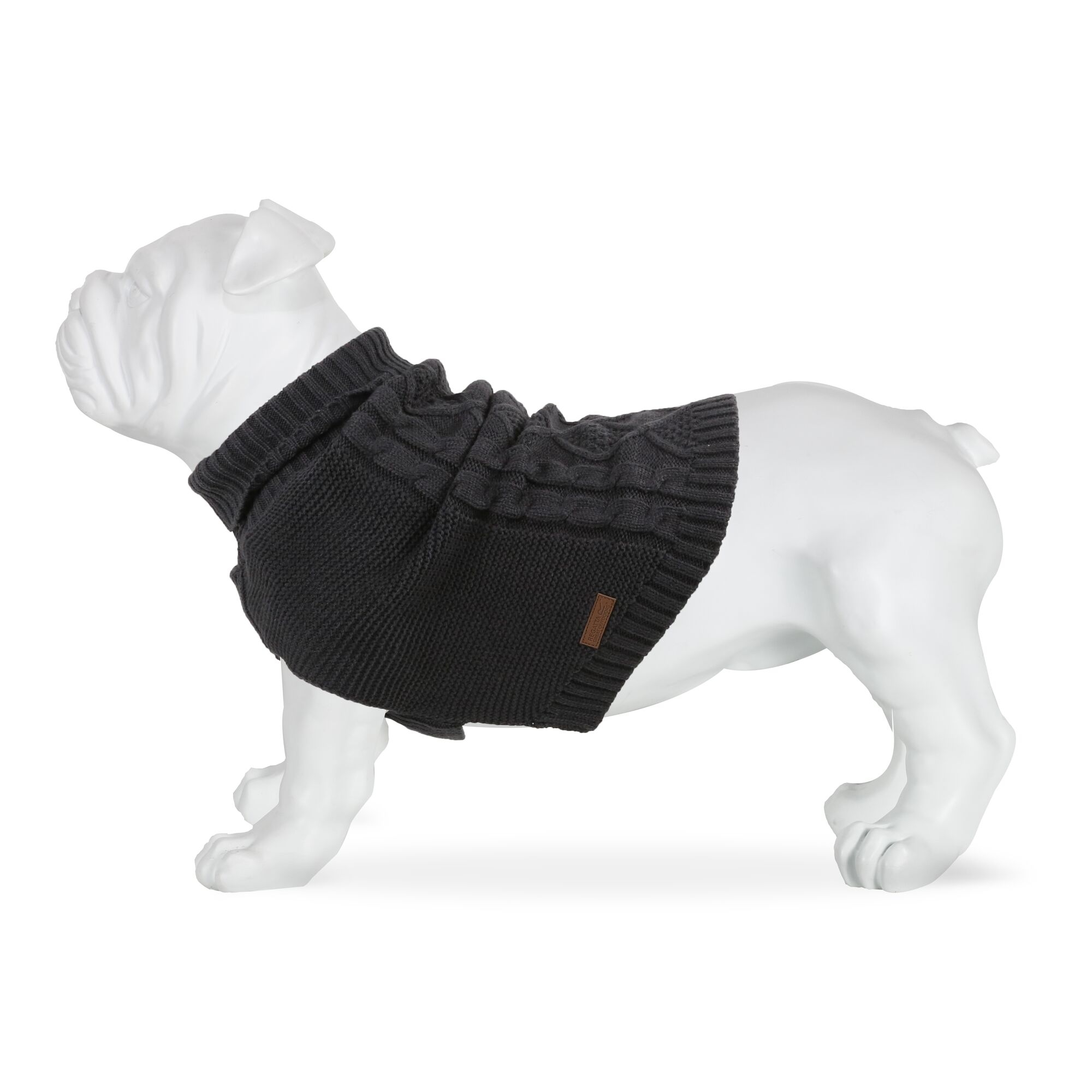 Knitted Dog Jumper | Ebony