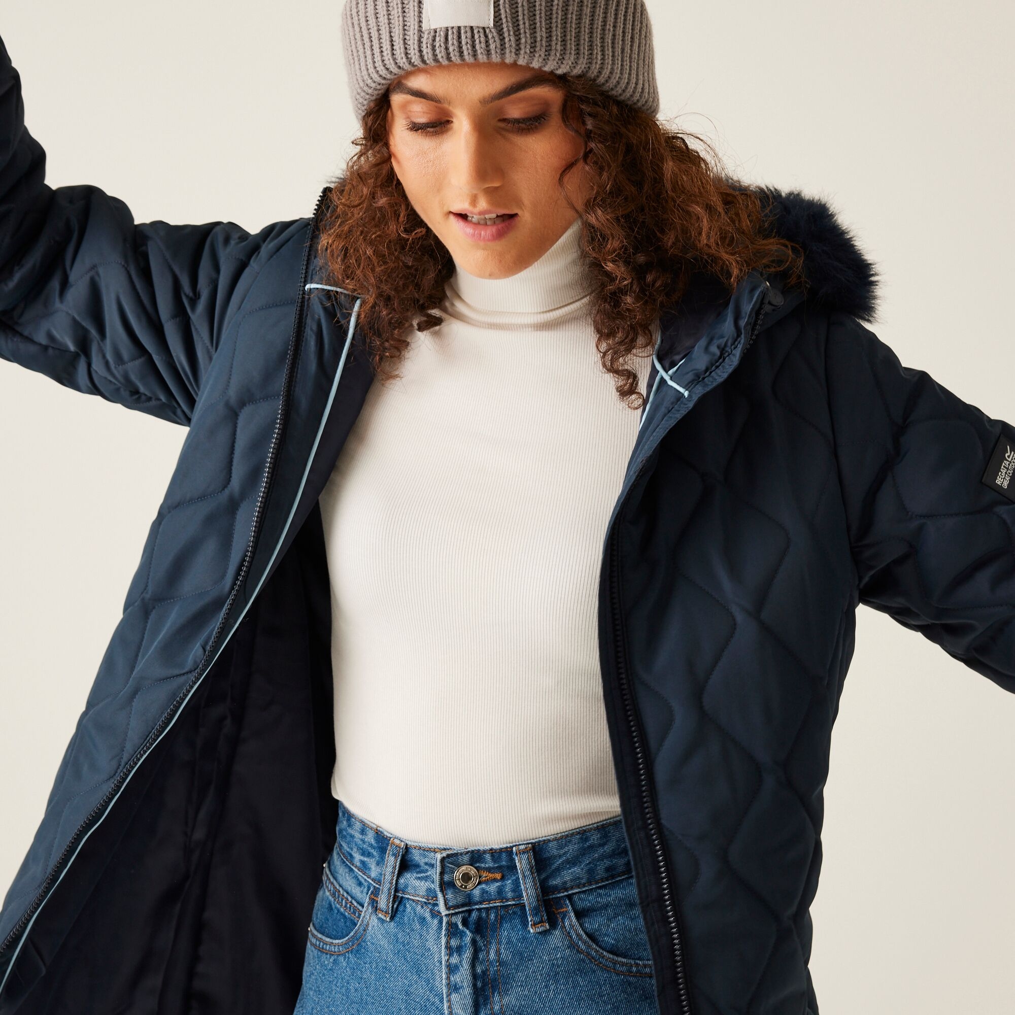 Women's Fritha III Insulated Parka Jacket | Navy