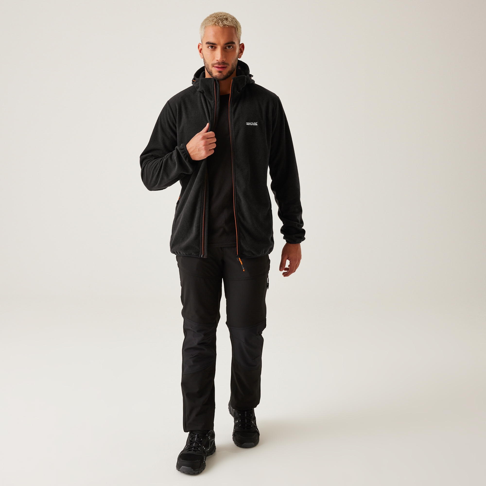 Men's Tahill Full Zip Fleece | Black Fox