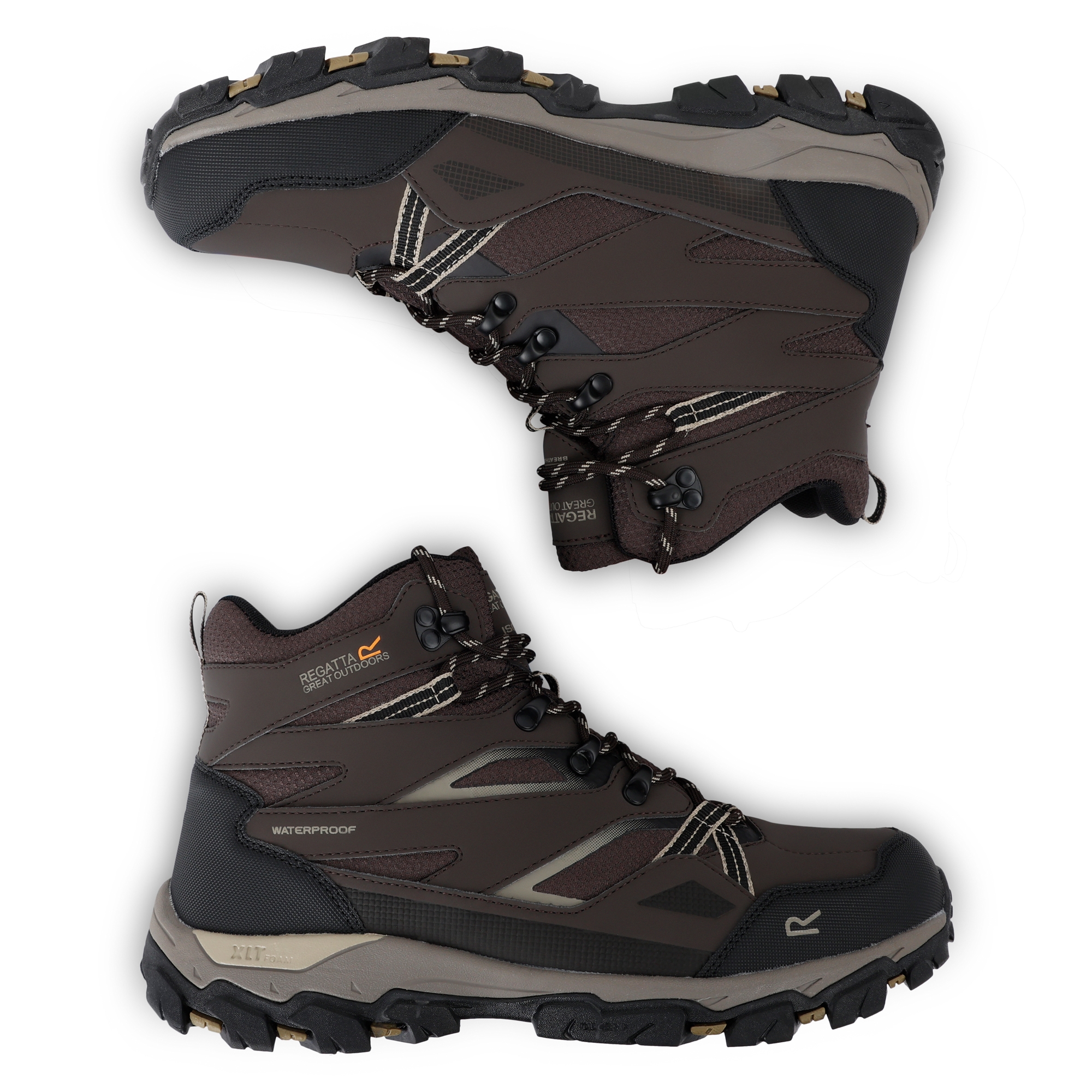 Men's Holcombe III Walking Boots | Peat Gold Fawn