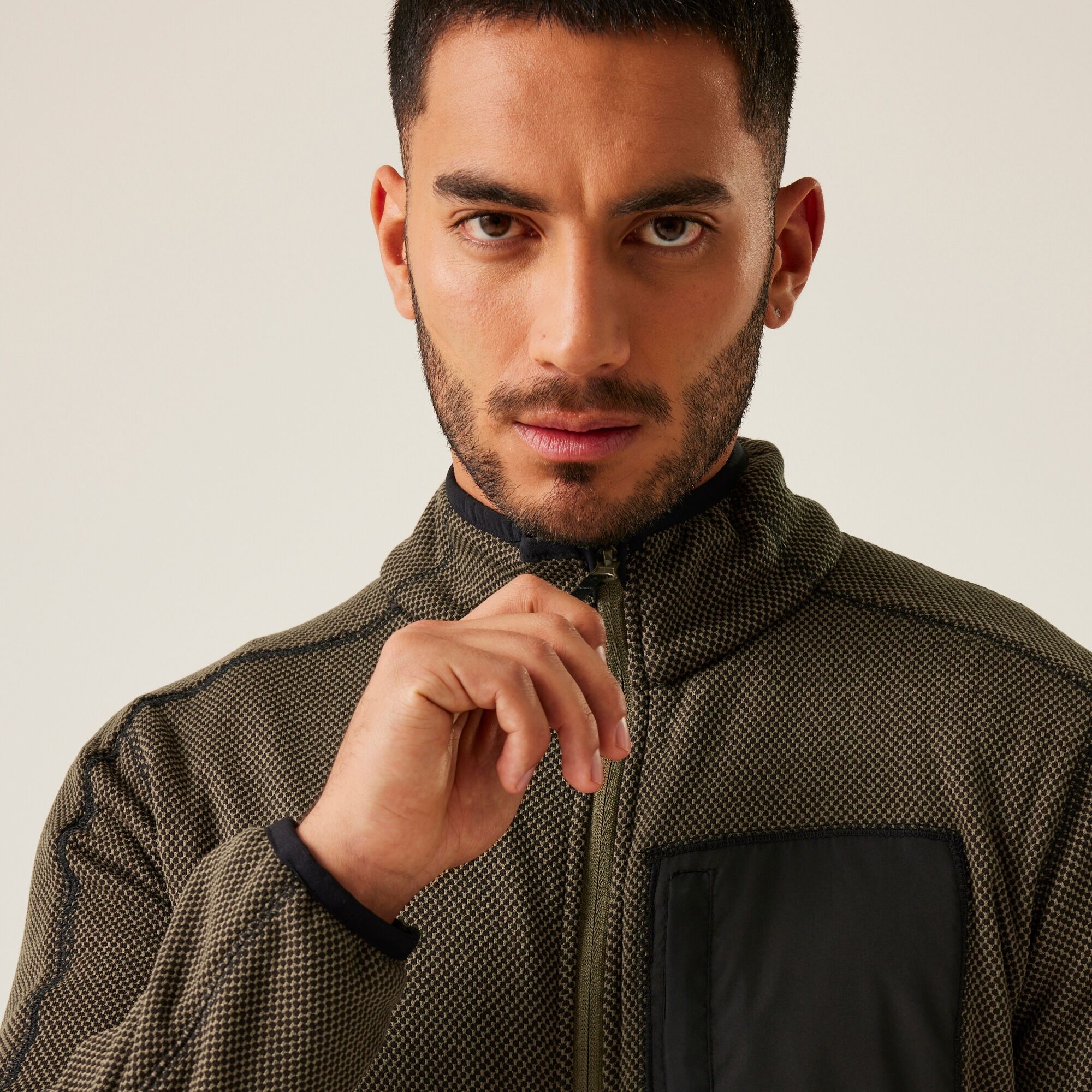 Men's Kitom Full Zip Fleece | Crocodile Marl