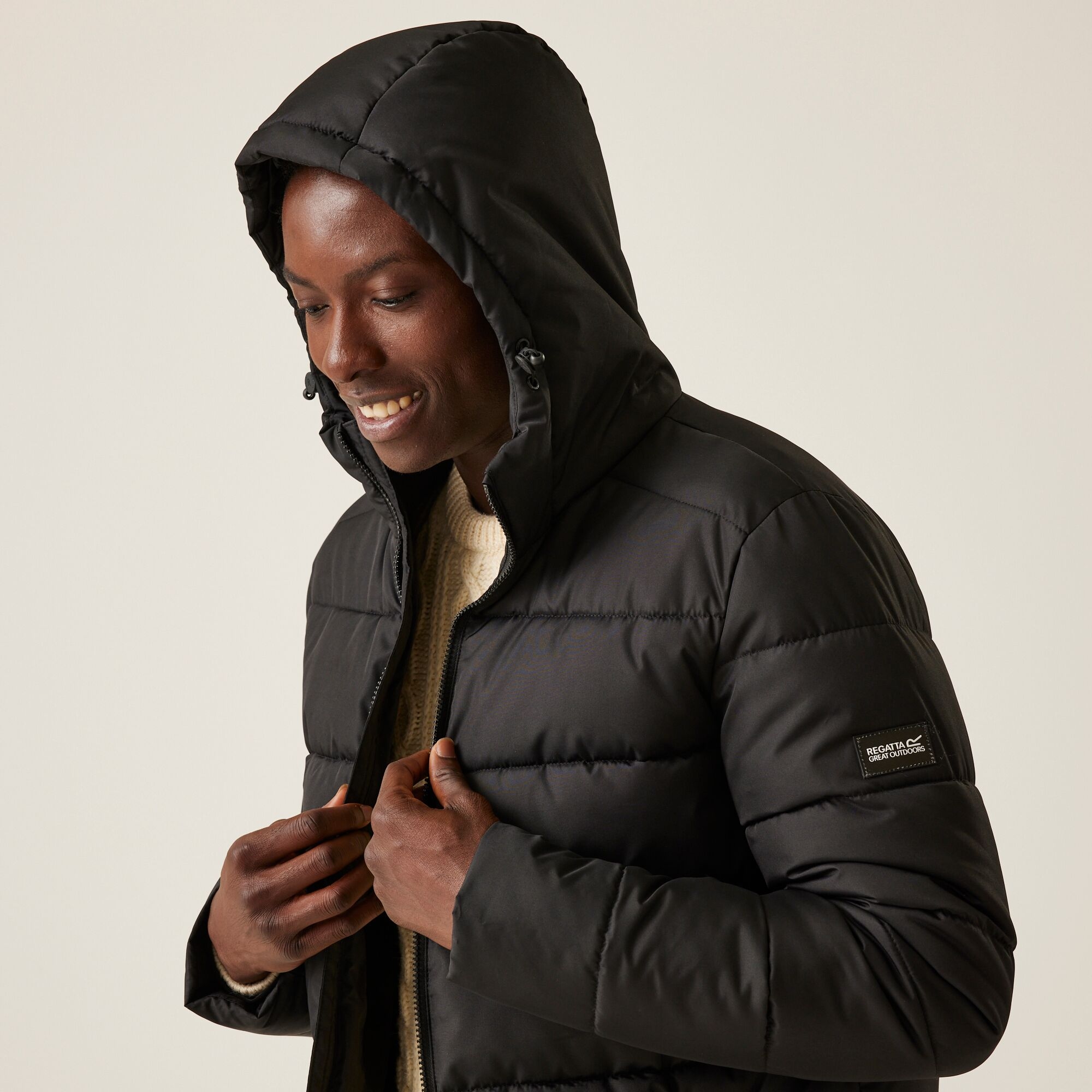 Men's Lakiver Padded Jacket | Black
