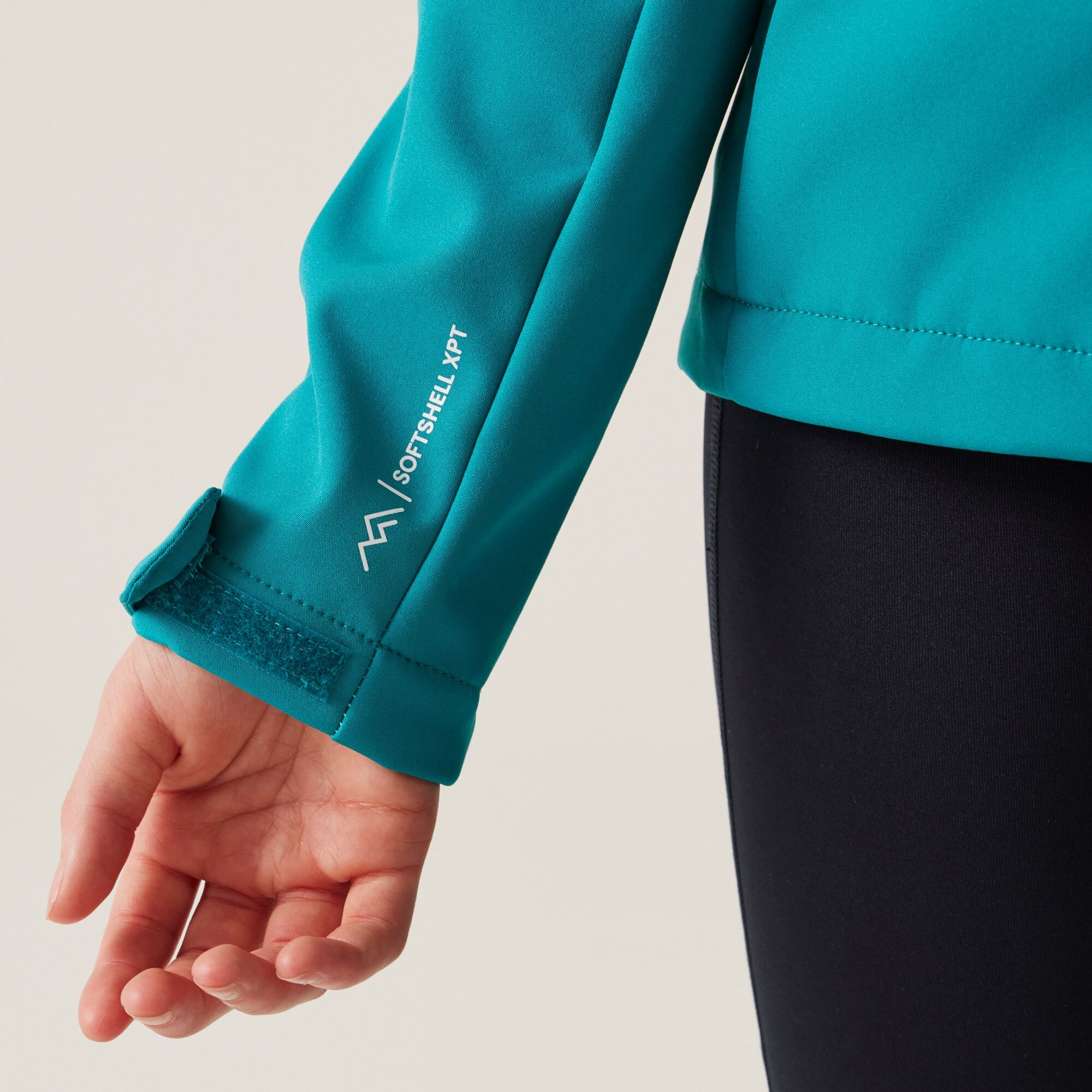 Kids' Acidity VIII Softshell Jacket | Exotic Plume Aruba Blue