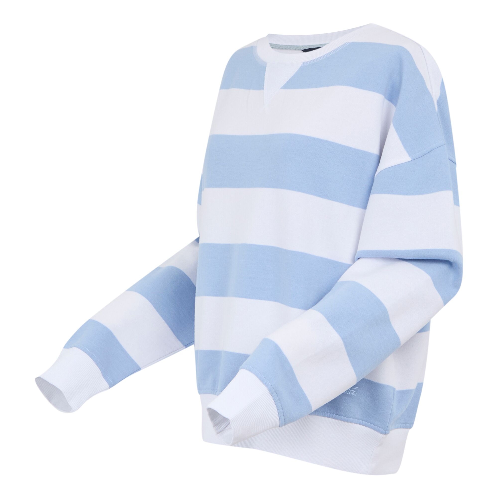 Women's Avika II Crew Neck Jumper | Chambray Blue White Stripe