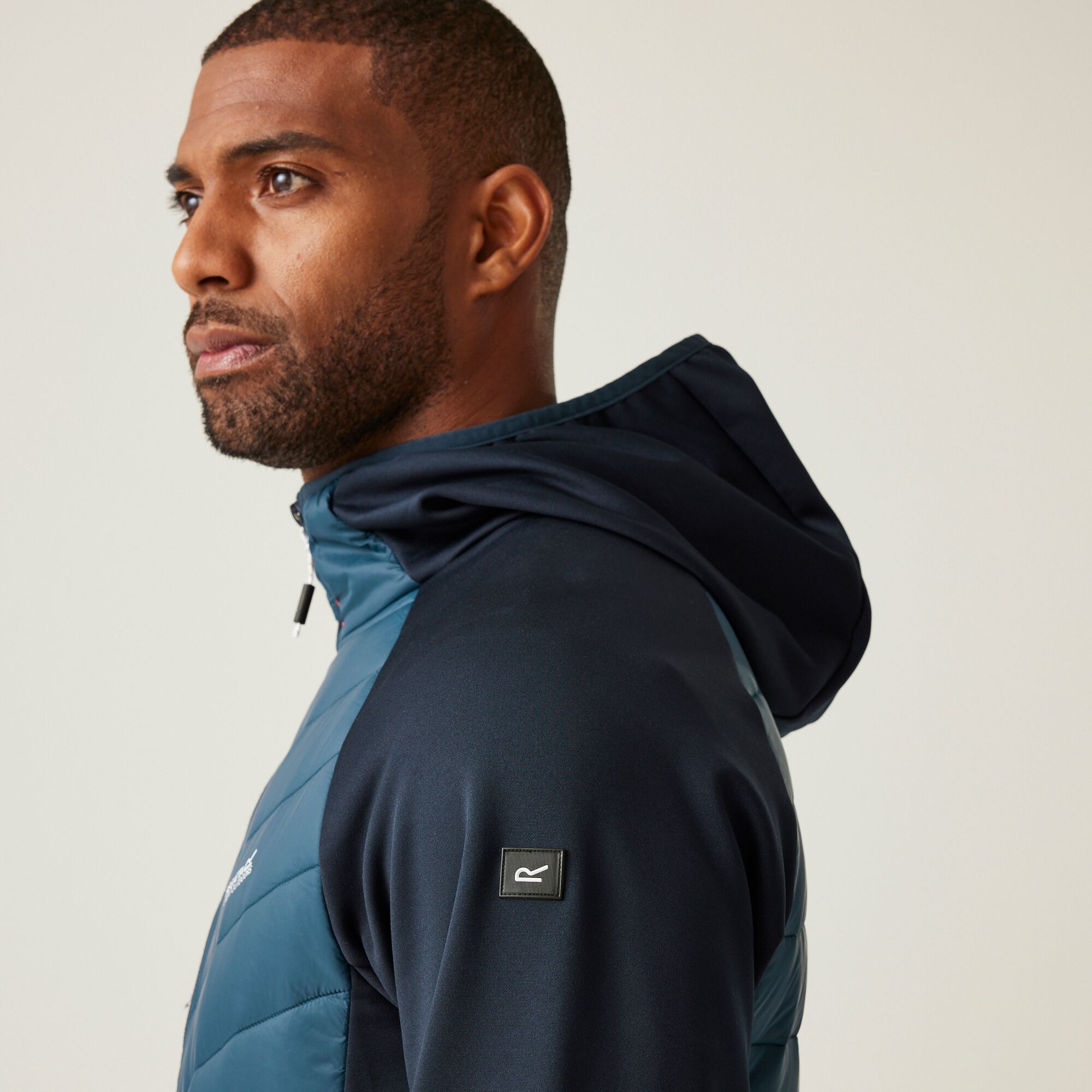 Men's Andreson VIII Hybrid Jacket | Moonlight Denim Navy Tangerine Tango
