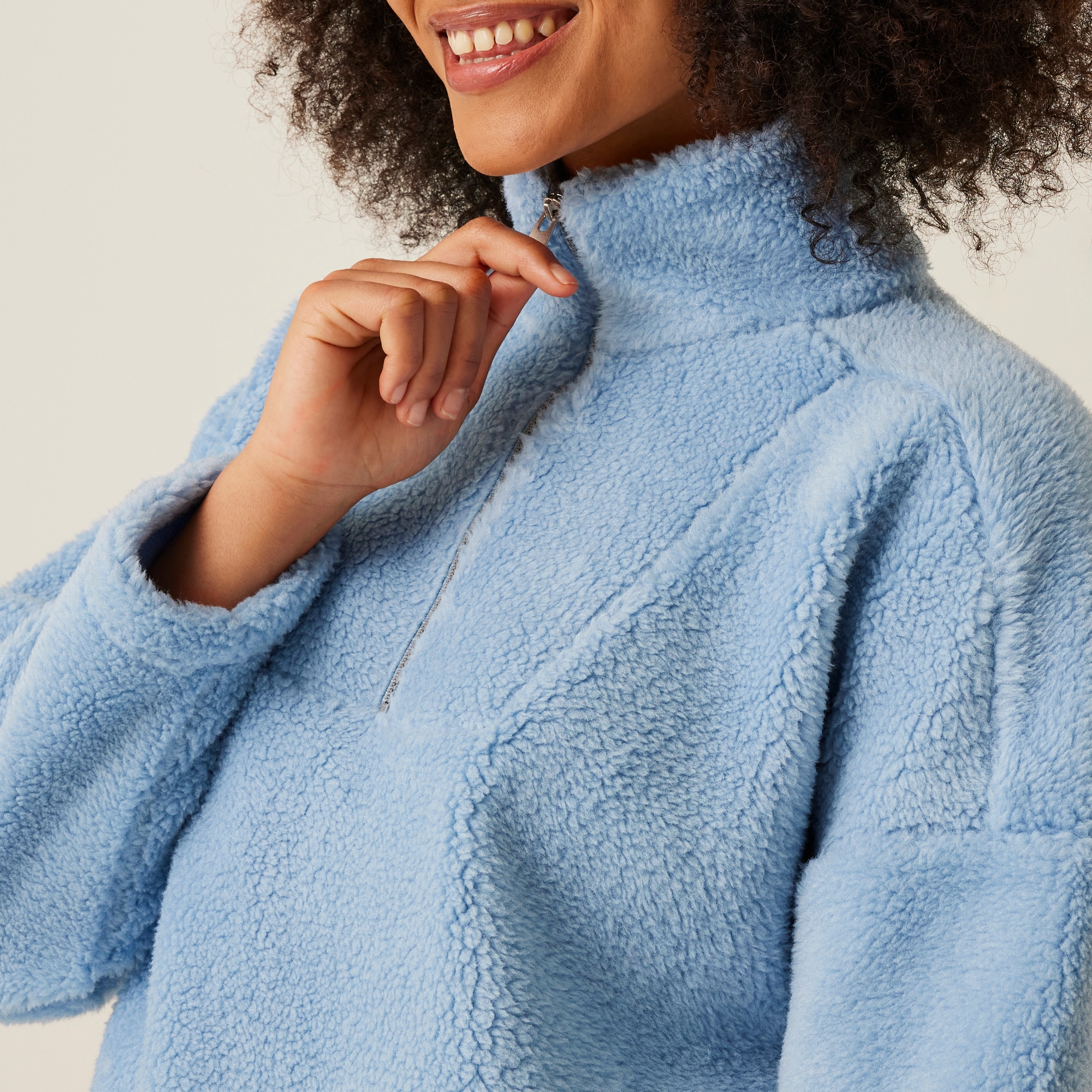 Women's Zeeke Fluffy Fleece | Soft Denim