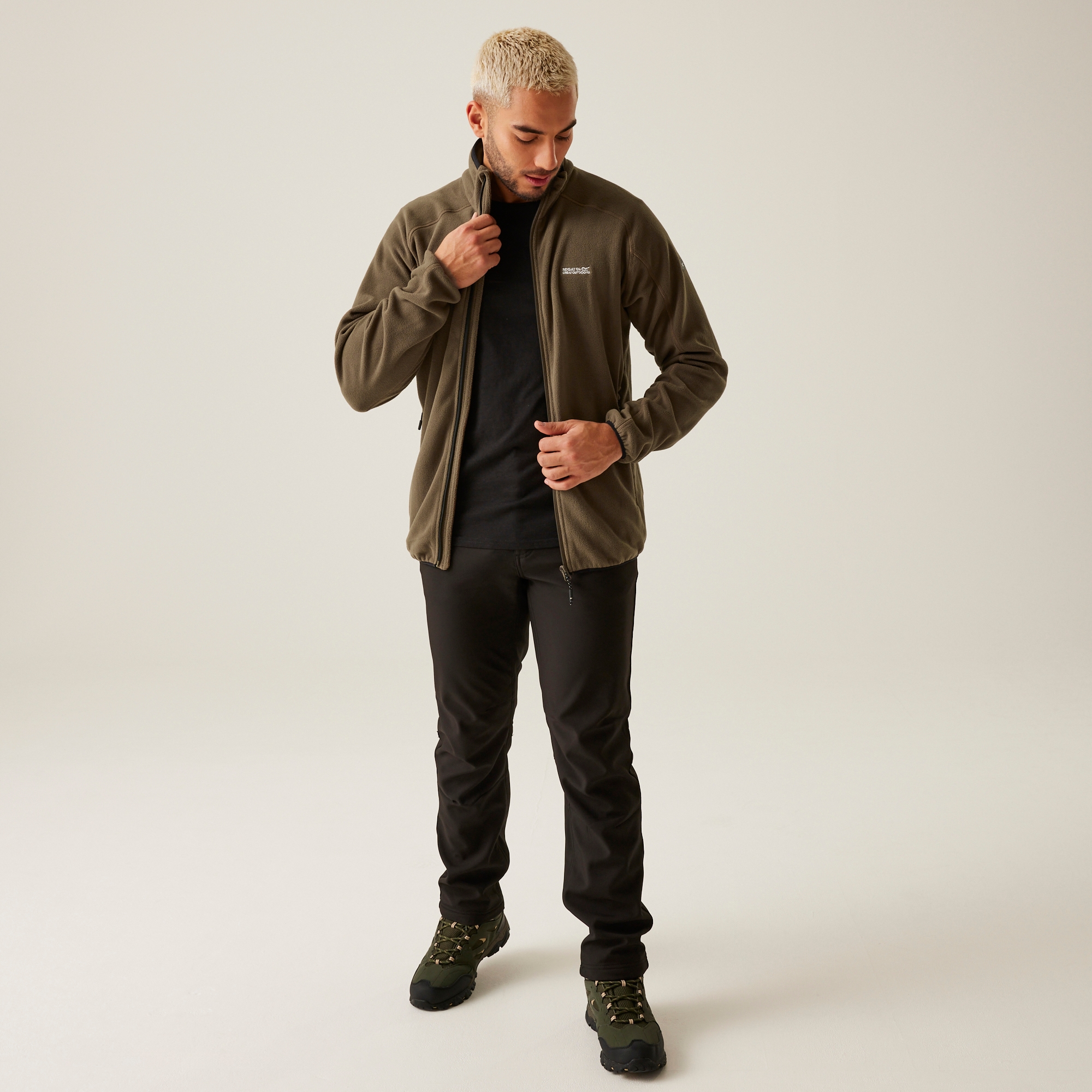 Men's Hadfield Full Zip Fleece | Crocodile