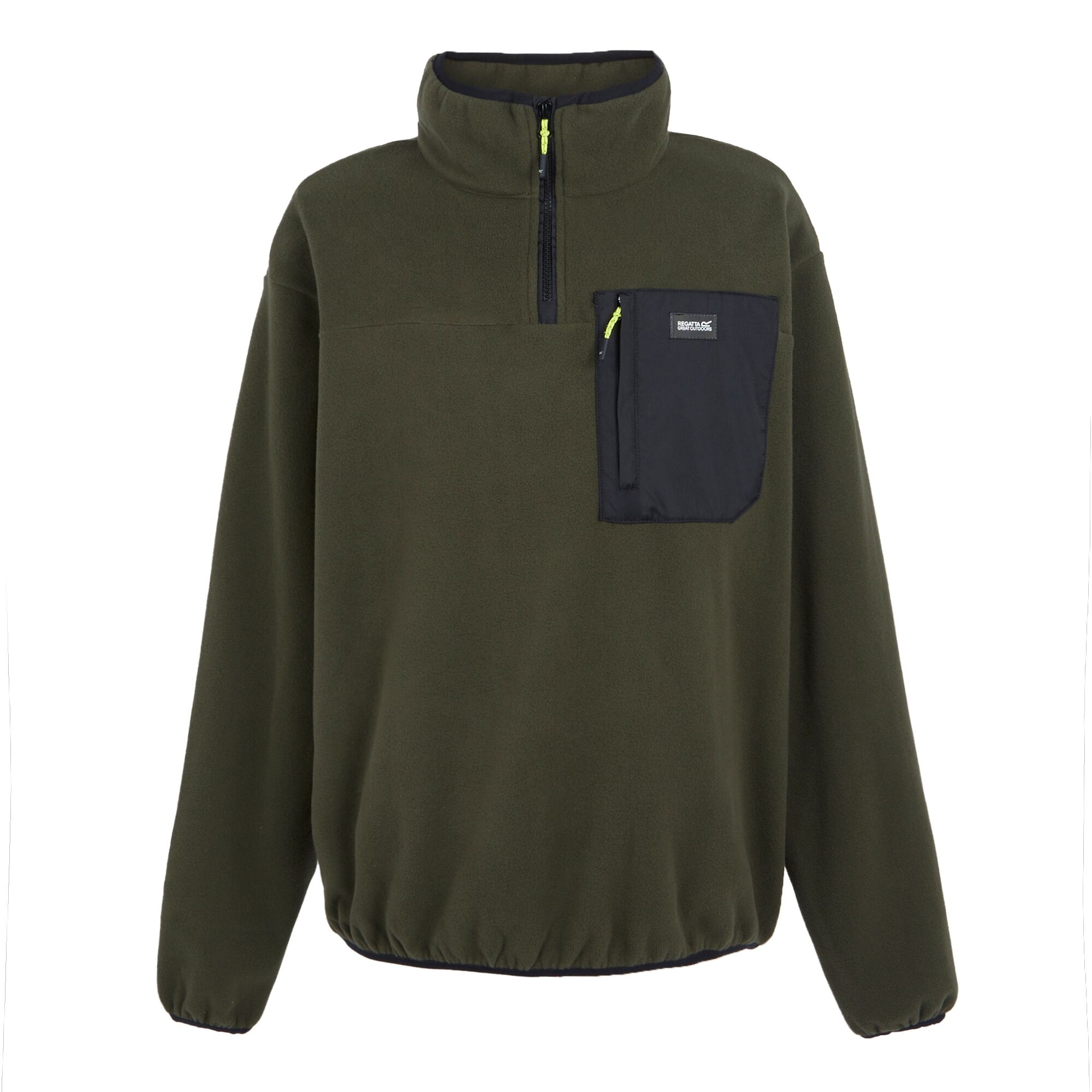 Men's Frankie Half Zip Fleece | Dark Khaki