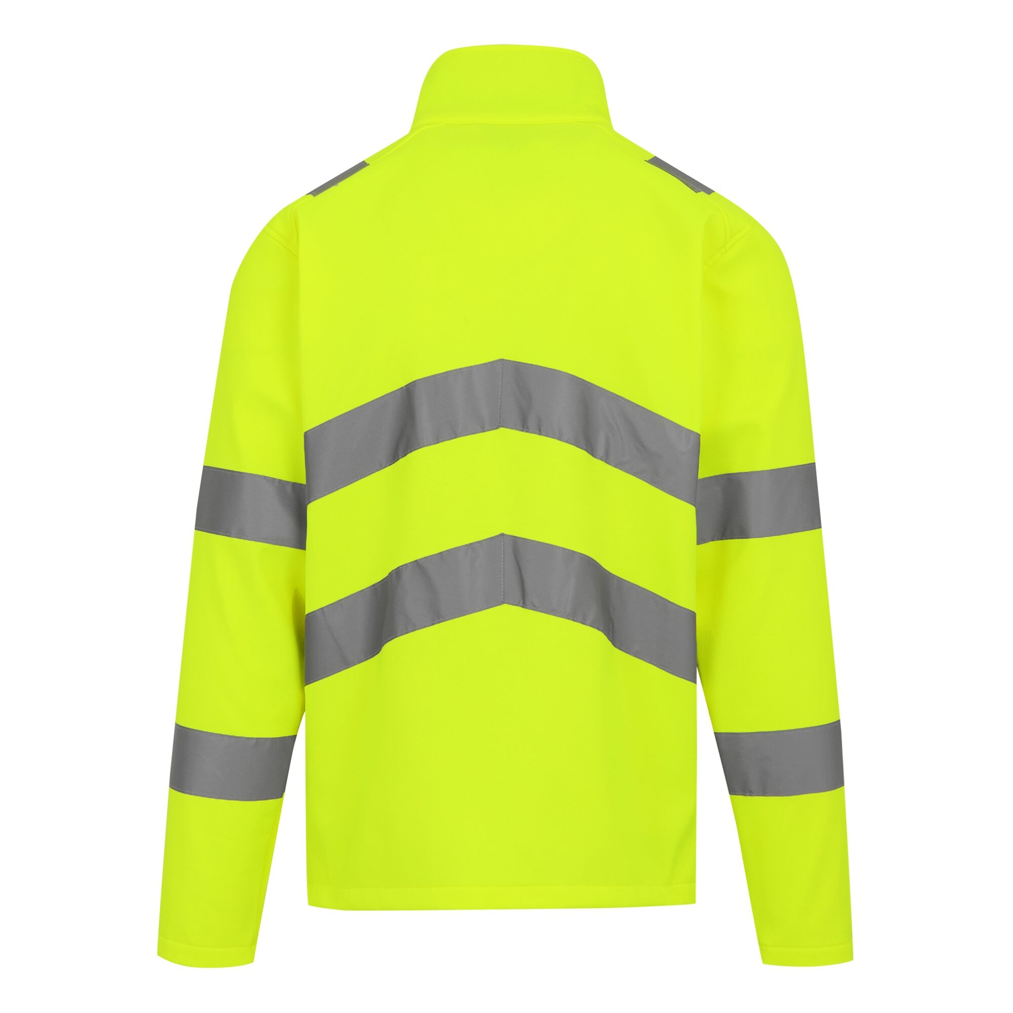 Men's Hi-Vis Pro Contract Ablaze 2 Layer Softshell Jacket | Yellow